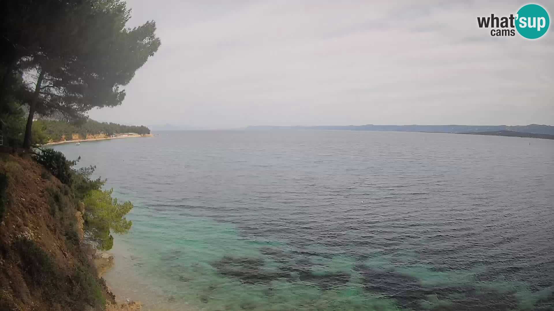 Web kamera Potočine Bol – Pogled uživo na plažu Borak, otok Brač