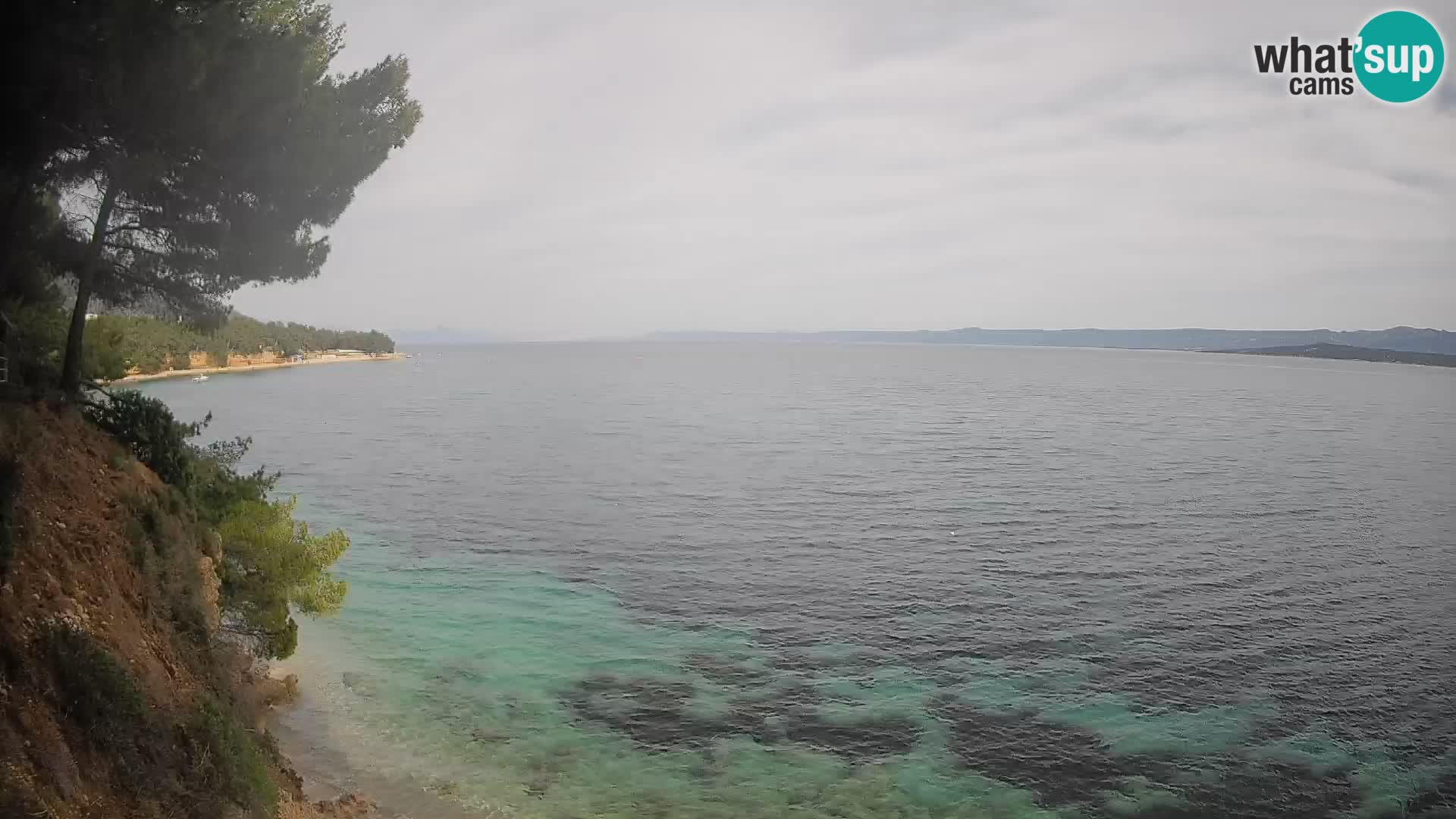 Webcam Strand Potočine Bol – Liveblick auf Borak Beach, Insel Brač