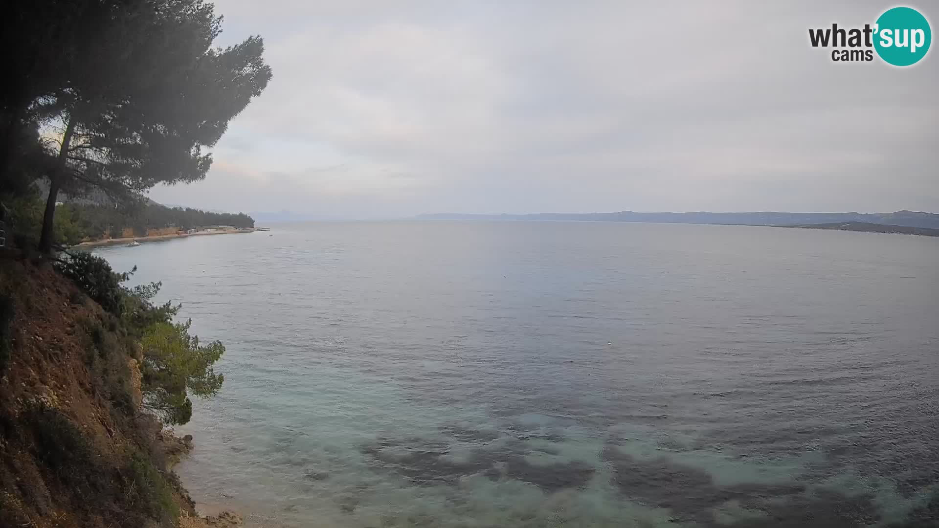 Web kamera Potočine Bol – Pogled uživo na plažu Borak, otok Brač