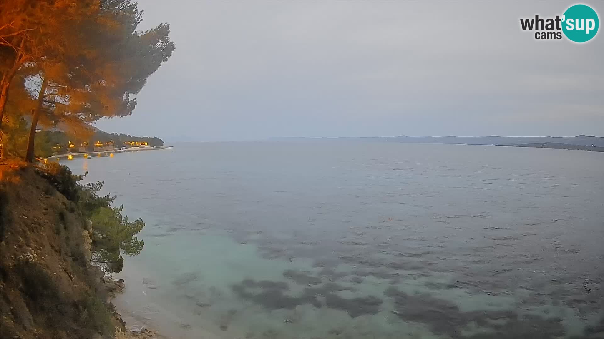 Webcam Potočine Beach Bol – Live View of Borak Beach, Brač Island