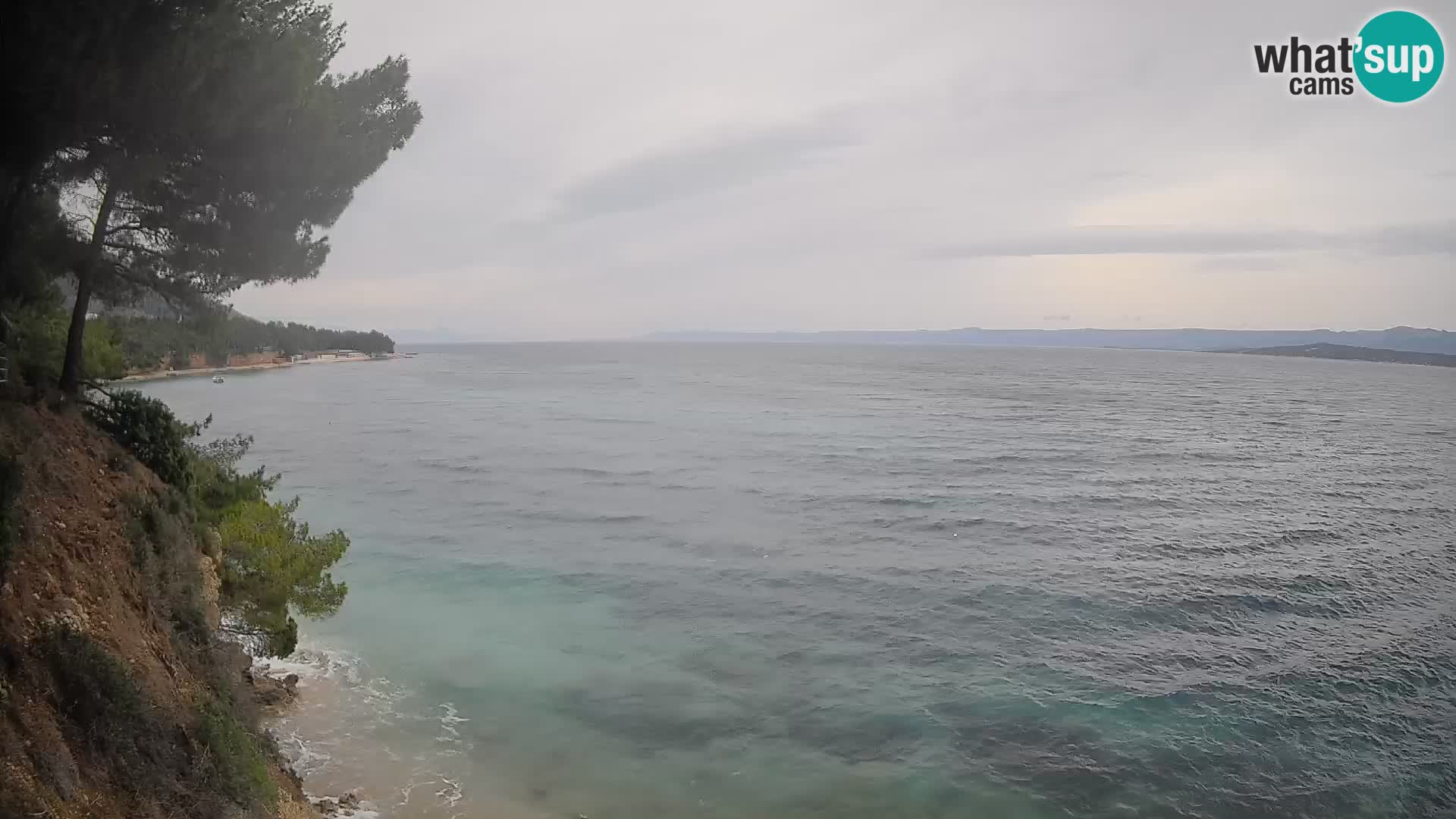 Webcam Playa Potočine Bol – Vista en vivo de Borak Beach, Isla de Brač