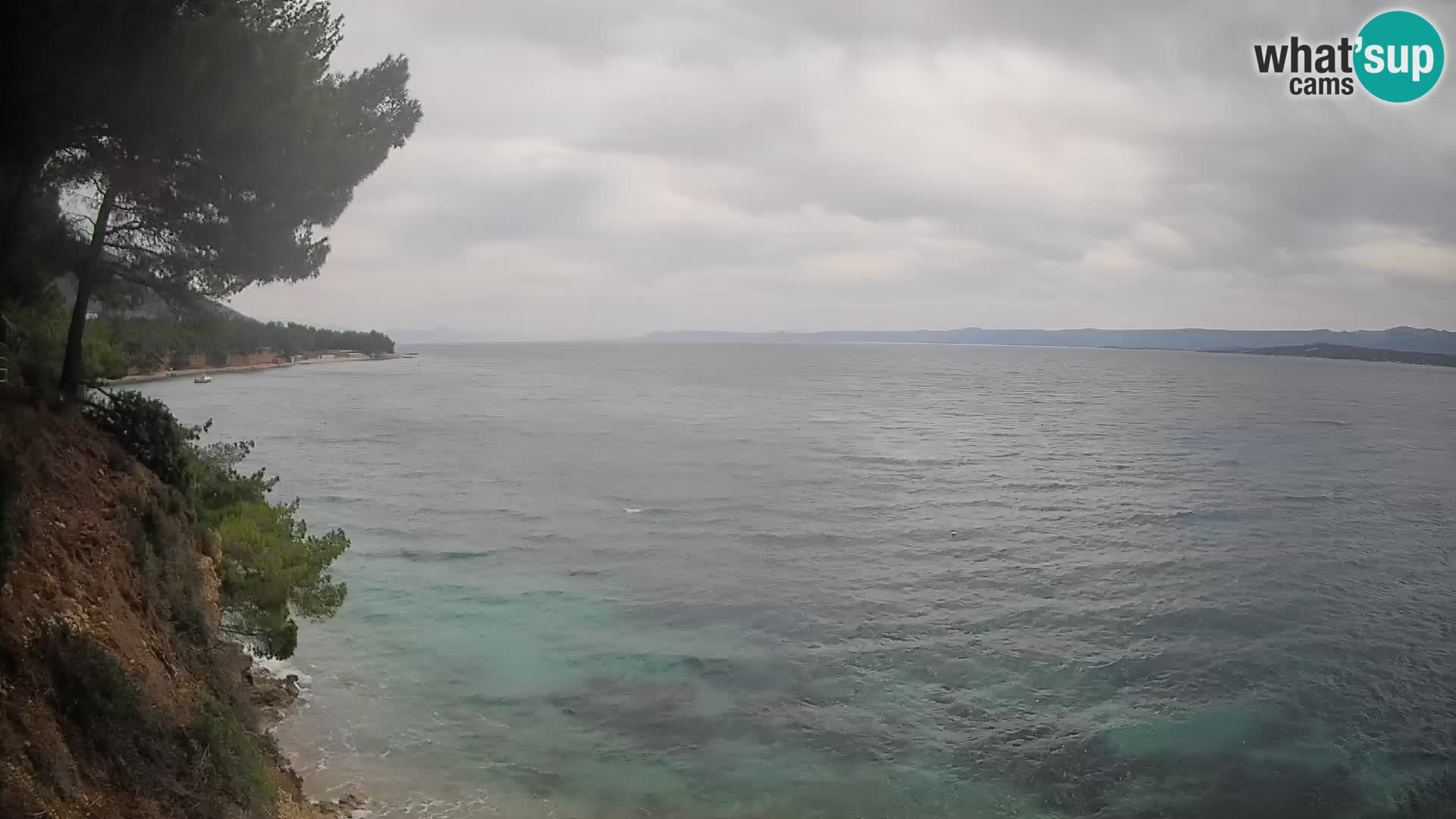 Webcam plage Potočine Bol – Vue en direct sur Borak Beach, île de Brač