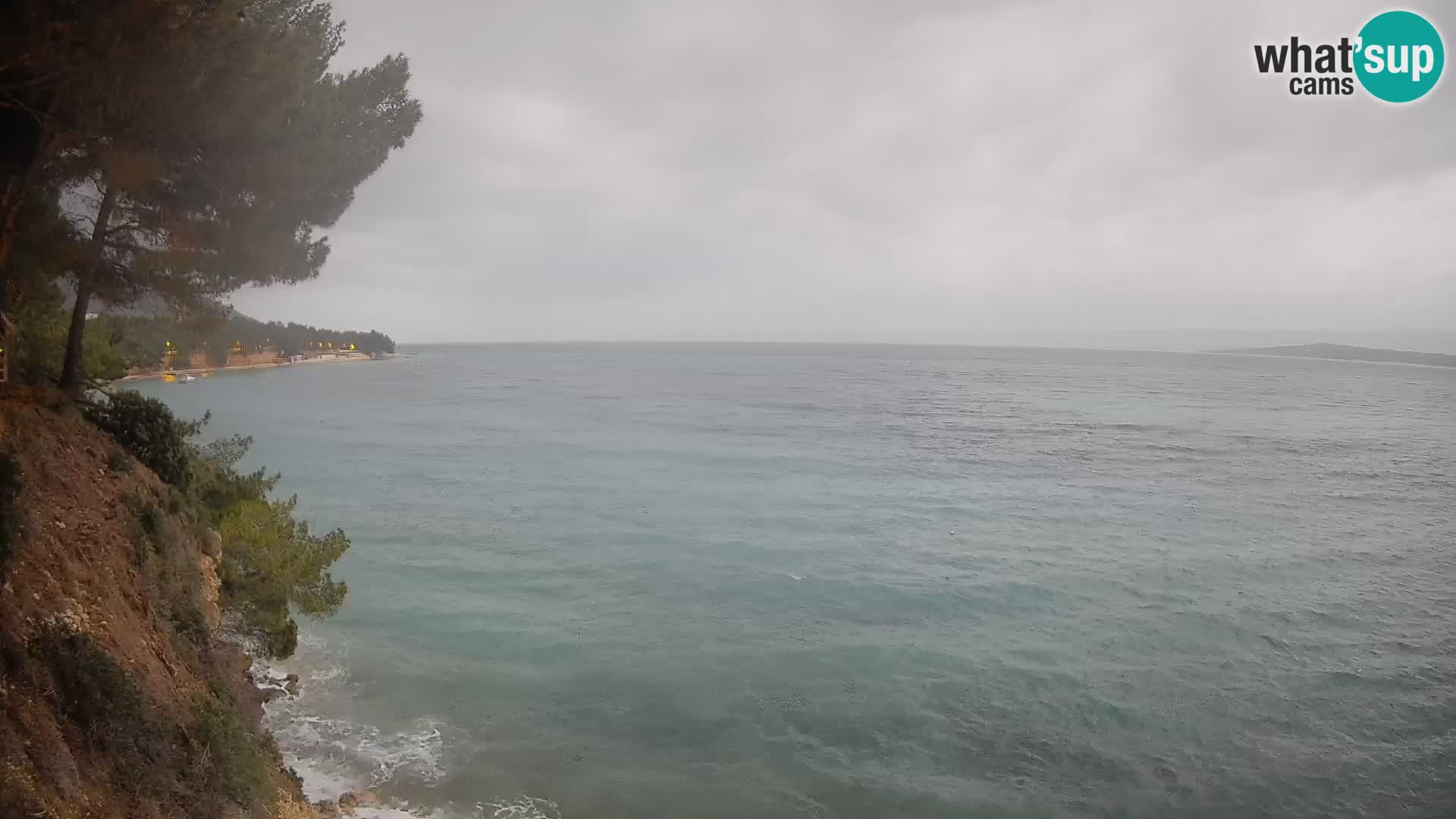 Webcam Playa Potočine Bol – Vista en vivo de Borak Beach, Isla de Brač