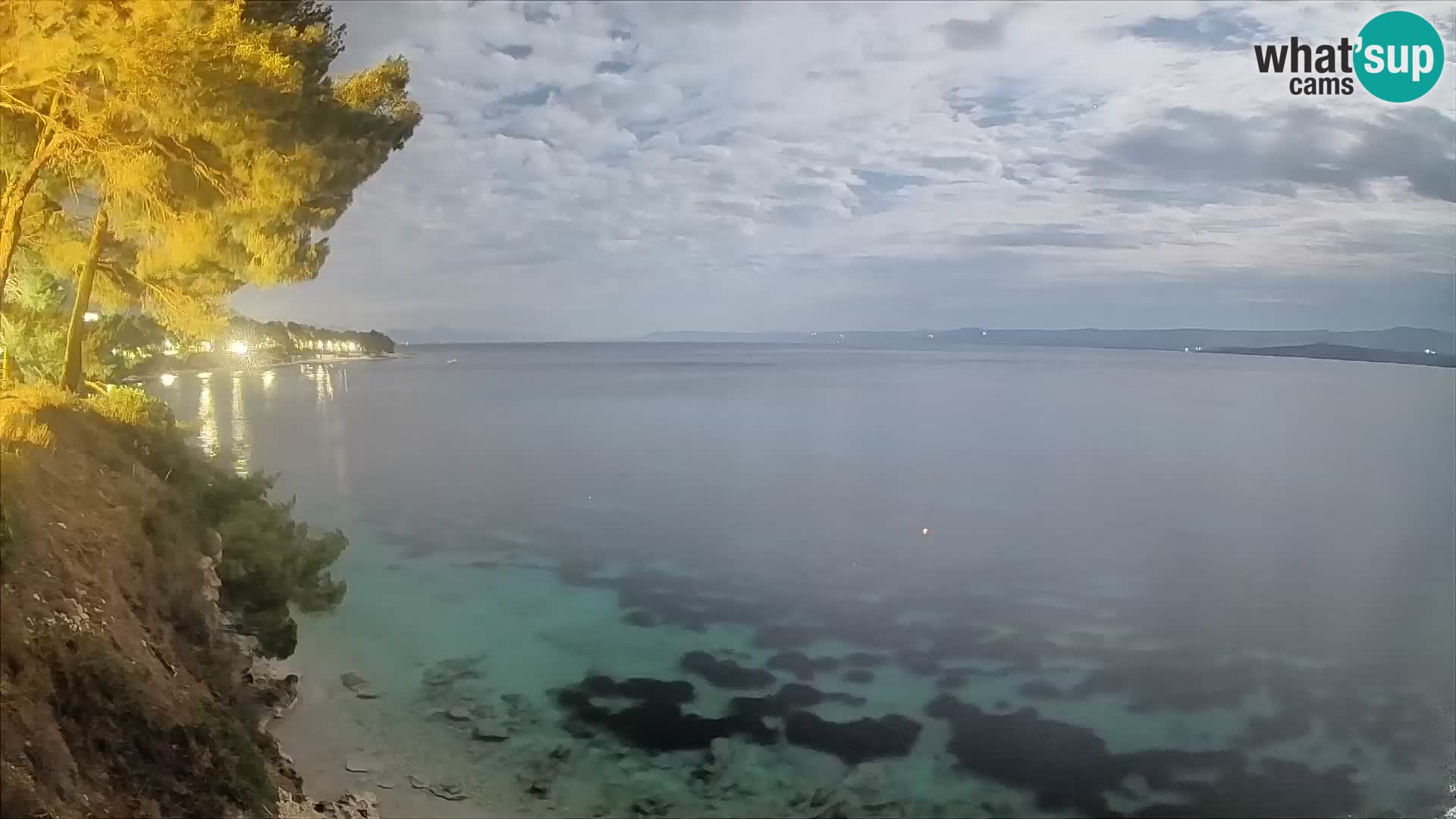 Webcam Strand Potočine Bol – Liveblick auf Borak Beach, Insel Brač