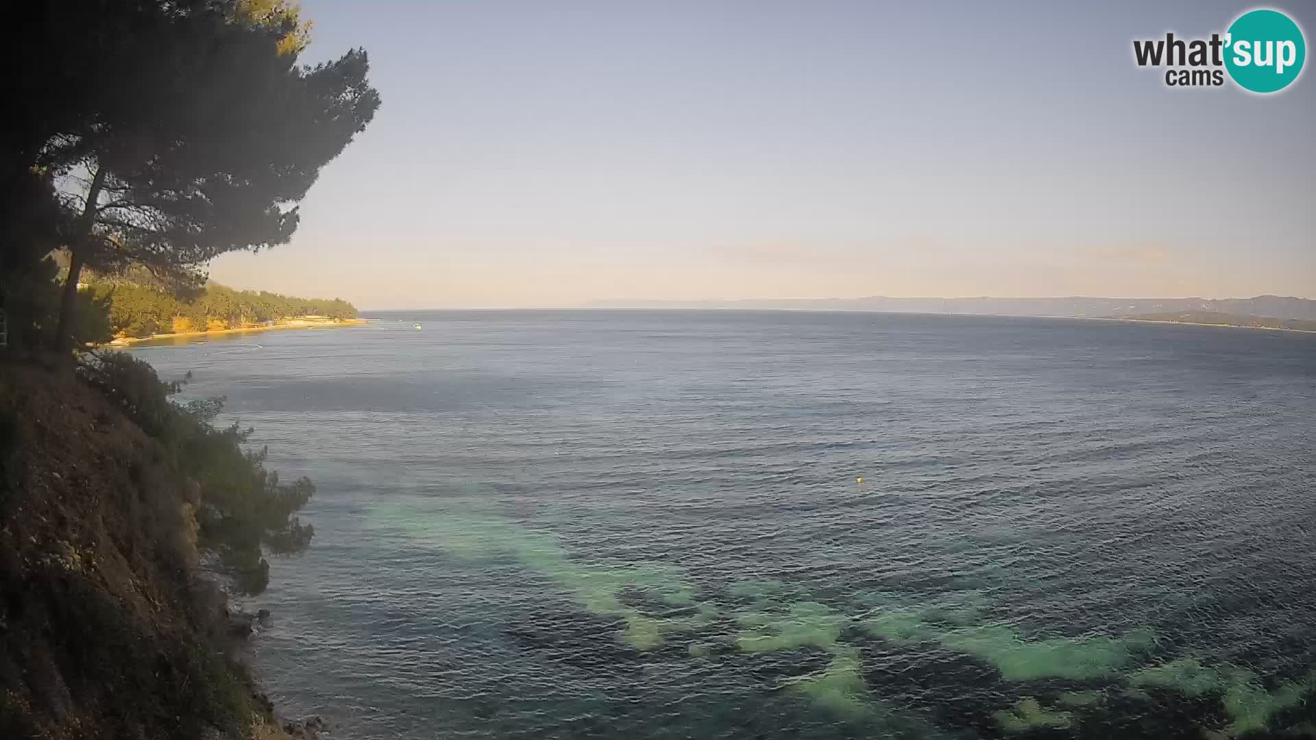 Webcam plage Potočine Bol – Vue en direct sur Borak Beach, île de Brač