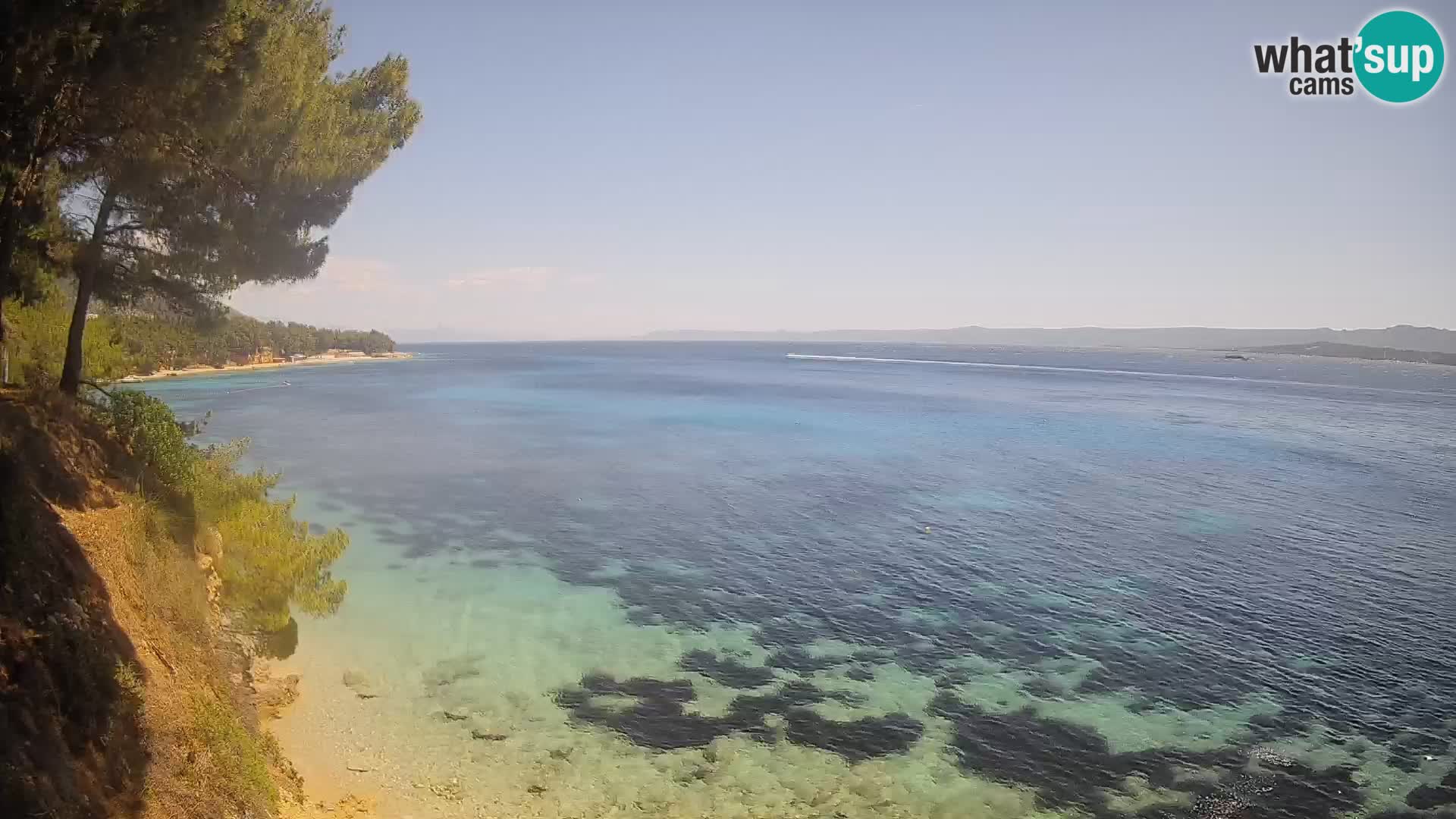 Webcam Potočine Beach Bol – Live View of Borak Beach, Brač Island