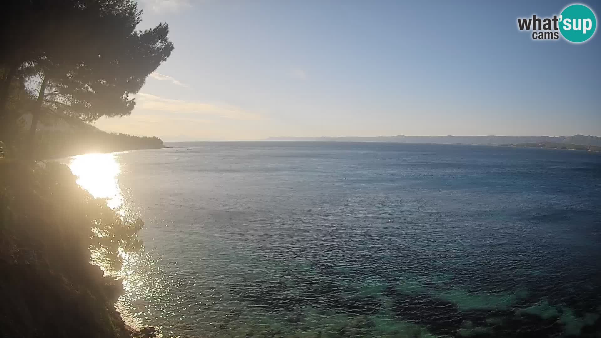 Webcam Playa Potočine Bol – Vista en vivo de Borak Beach, Isla de Brač