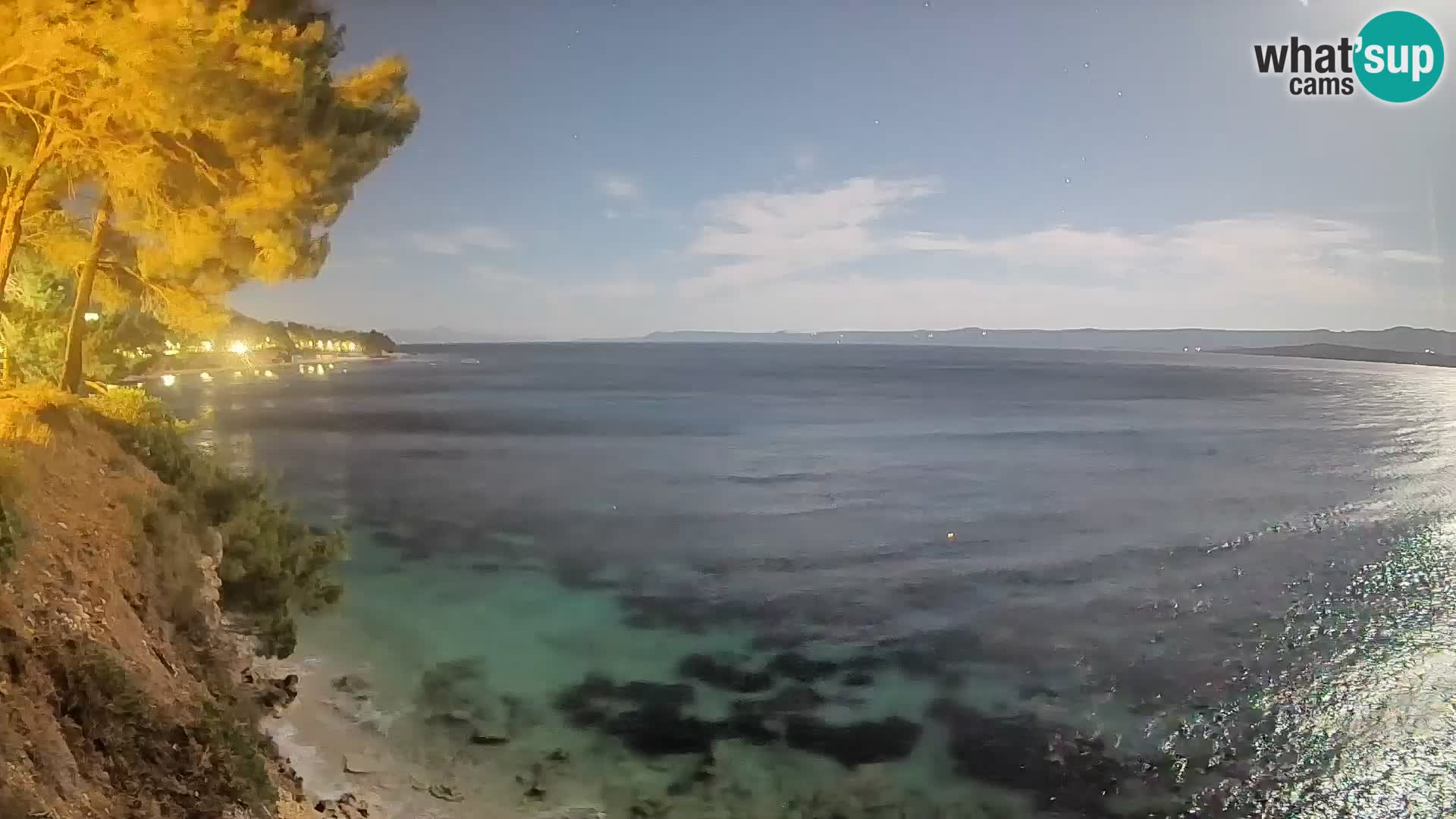 Webcam Potočine Beach Bol – Live View of Borak Beach, Brač Island