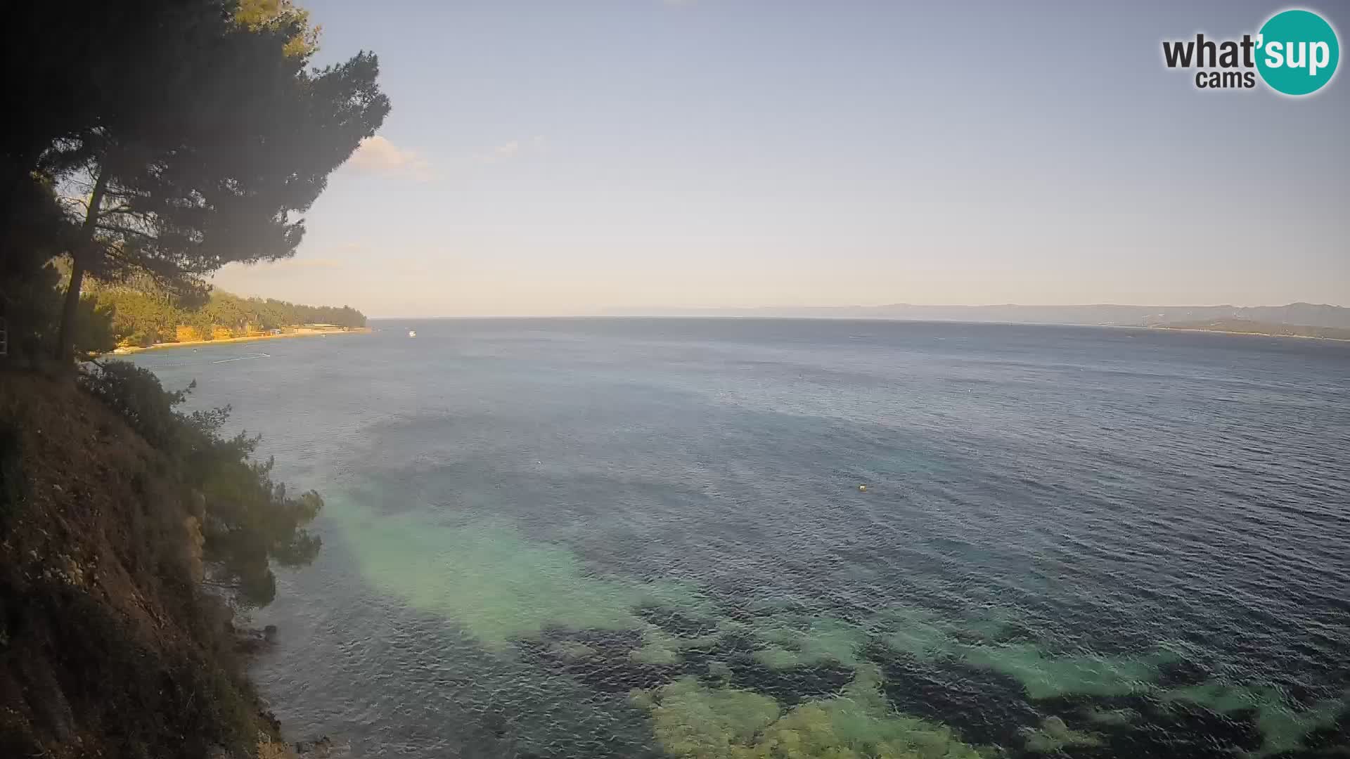 Webcam Potočine Beach Bol – Live View of Borak Beach, Brač Island
