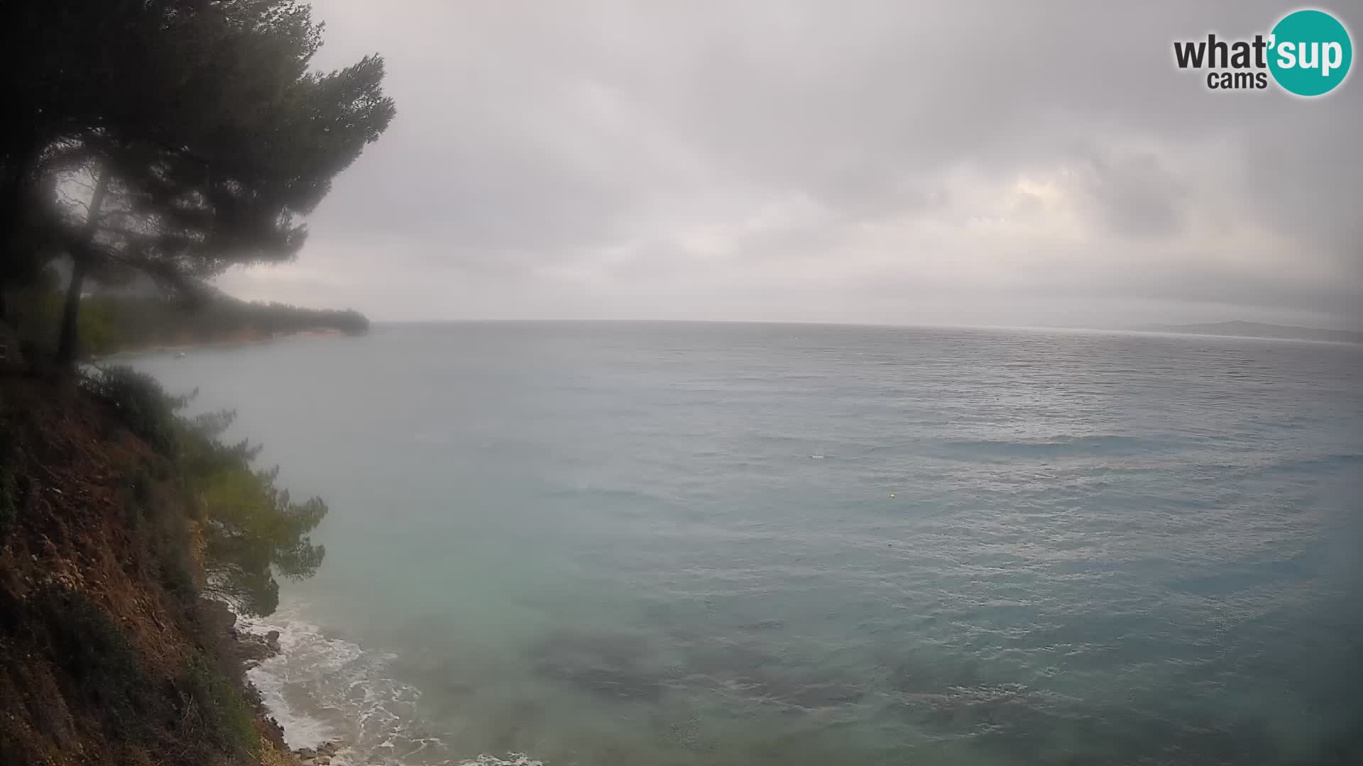 Webcam Spiaggia Potočine Bol – Vista live sulla spiaggia Borak, Isola di Brač