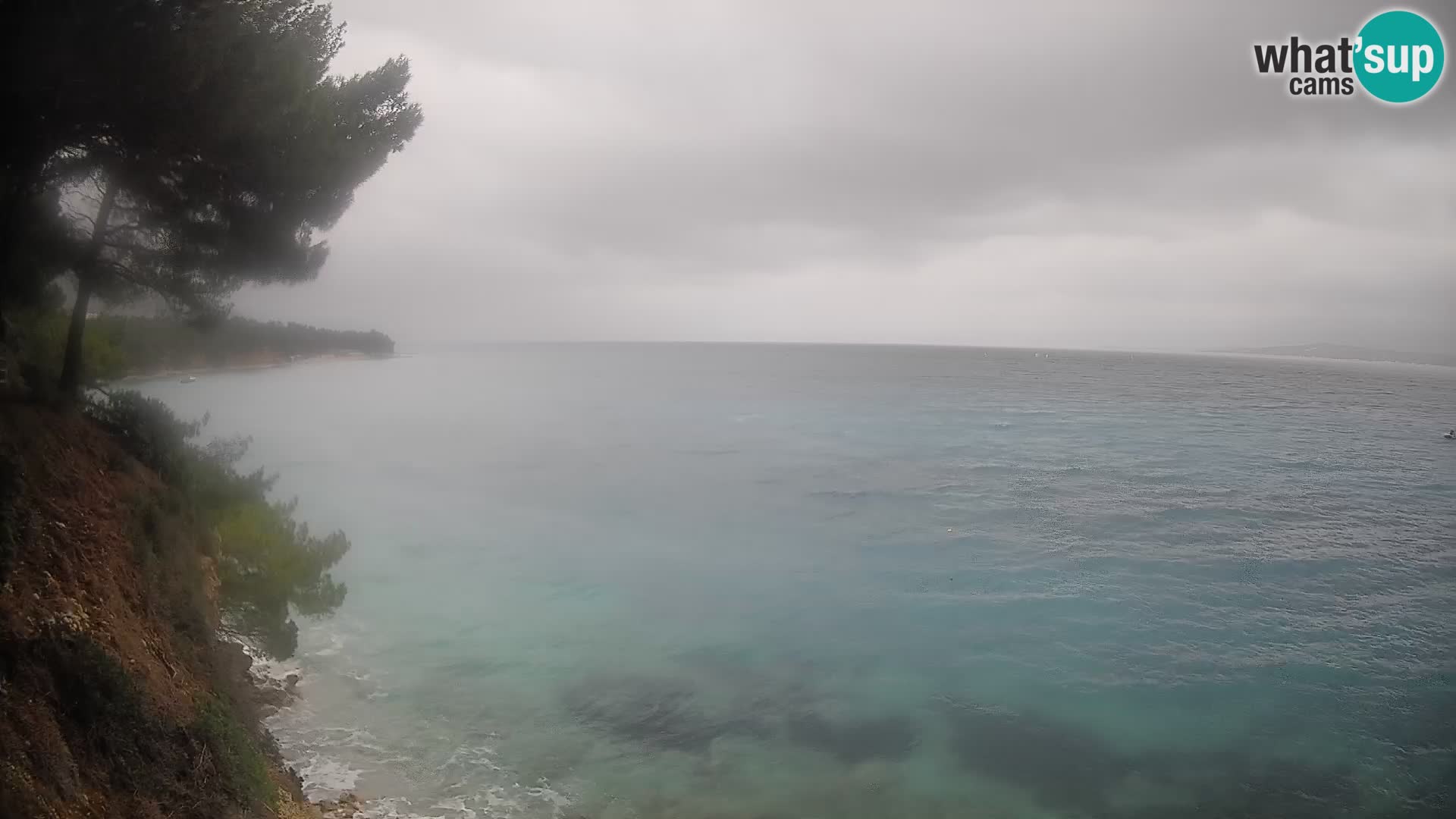 Webcam Playa Potočine Bol – Vista en vivo de Borak Beach, Isla de Brač