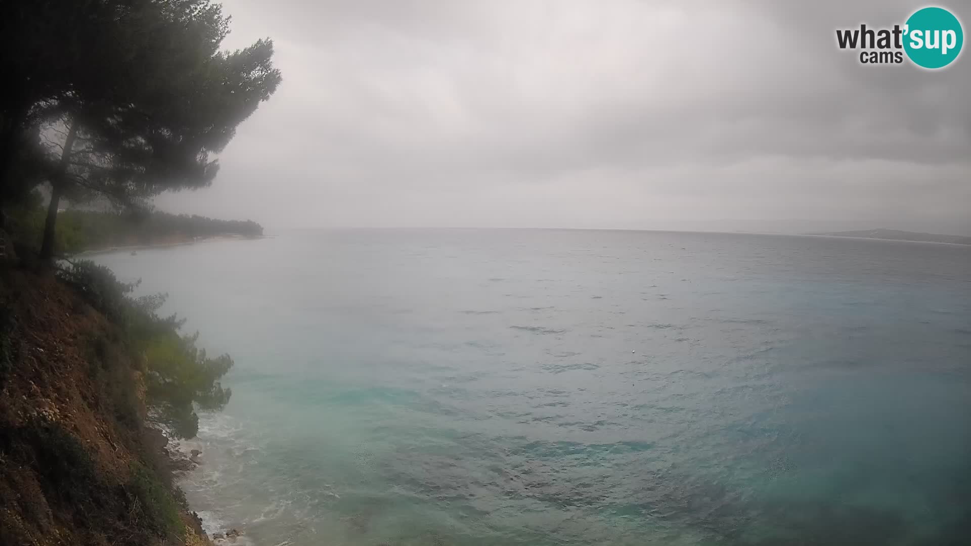 Web kamera Potočine Bol – Pogled uživo na plažu Borak, otok Brač