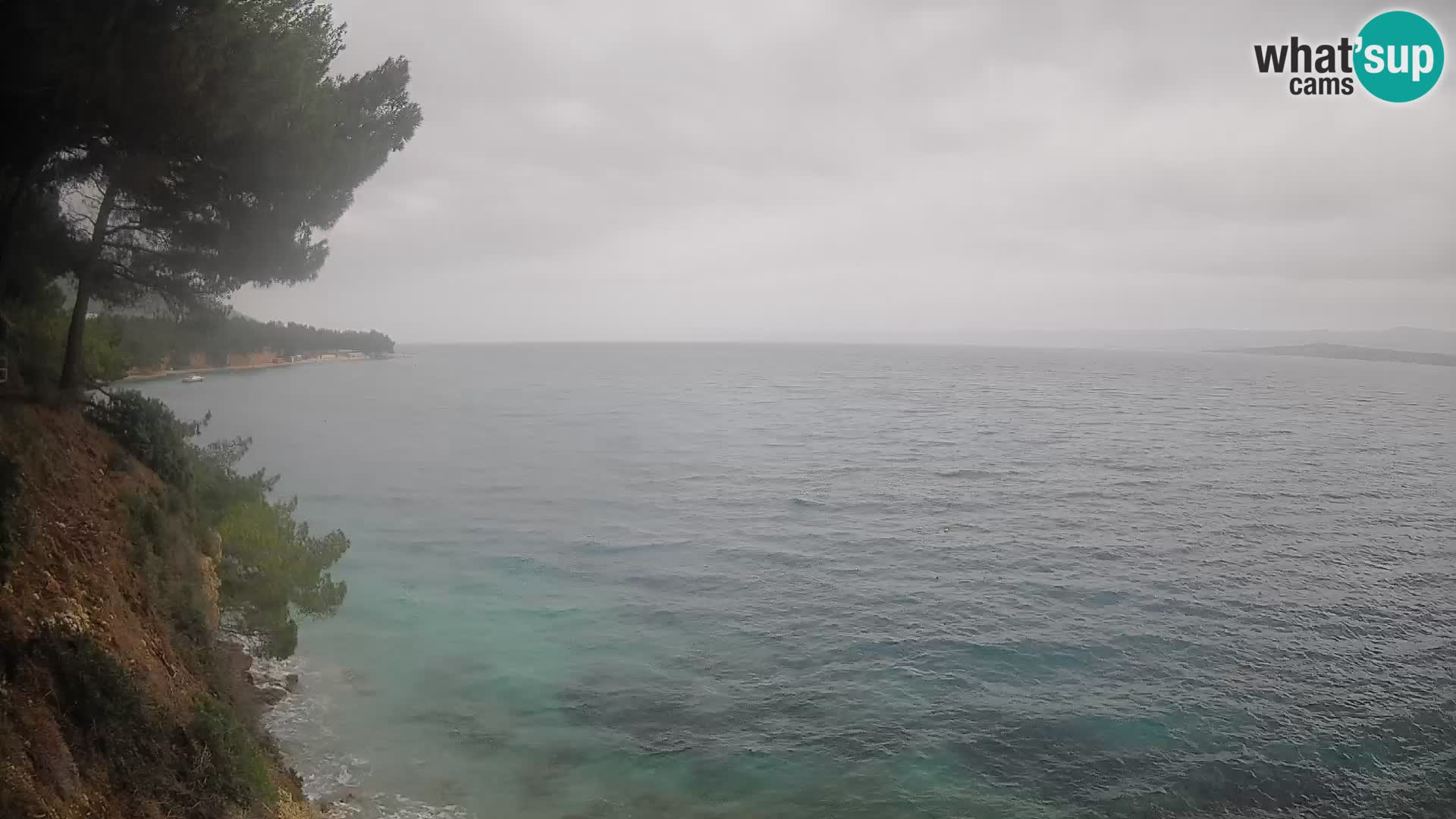 Webcam Playa Potočine Bol – Vista en vivo de Borak Beach, Isla de Brač