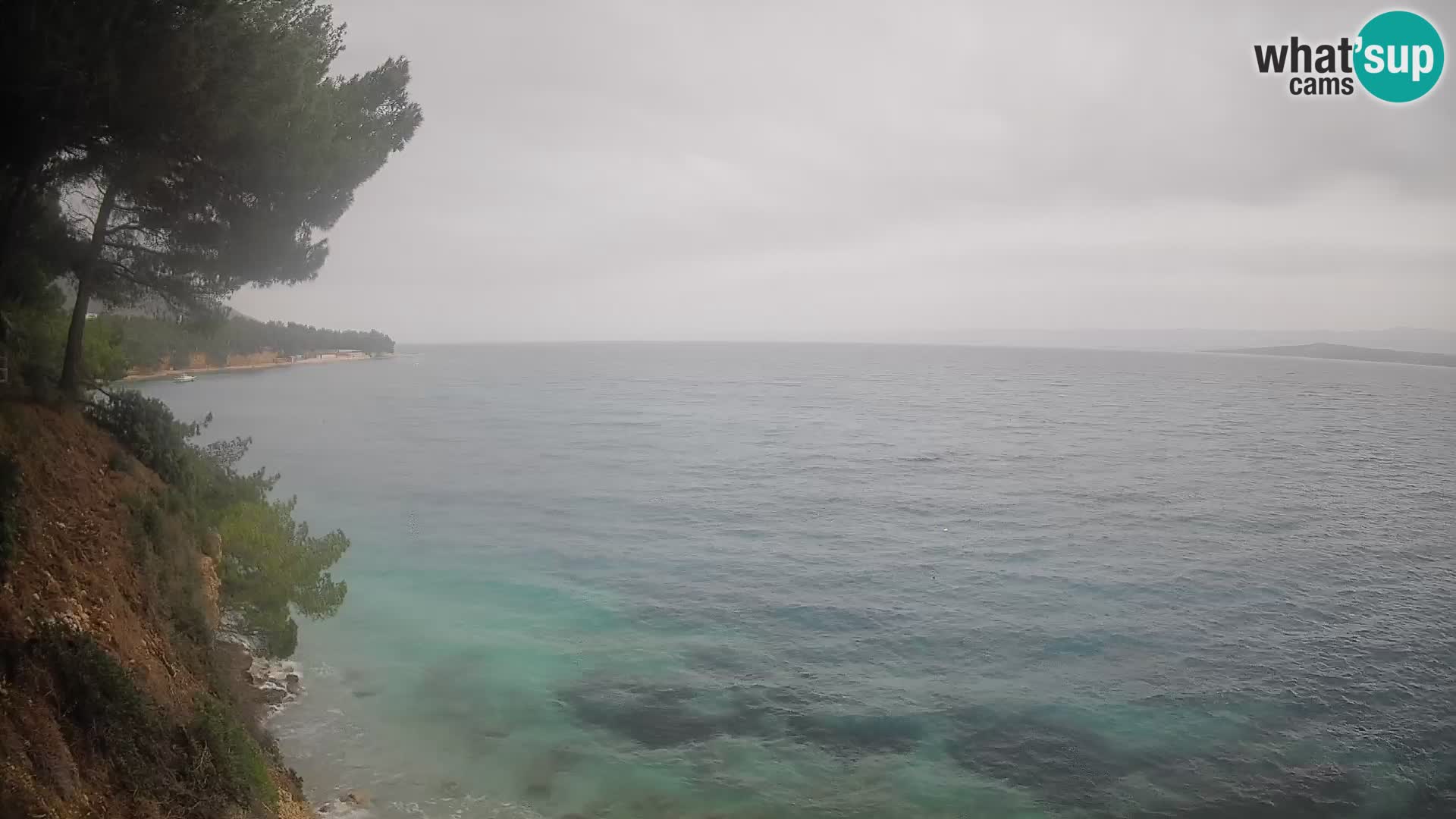 Webcam Potočine Beach Bol – Live View of Borak Beach, Brač Island