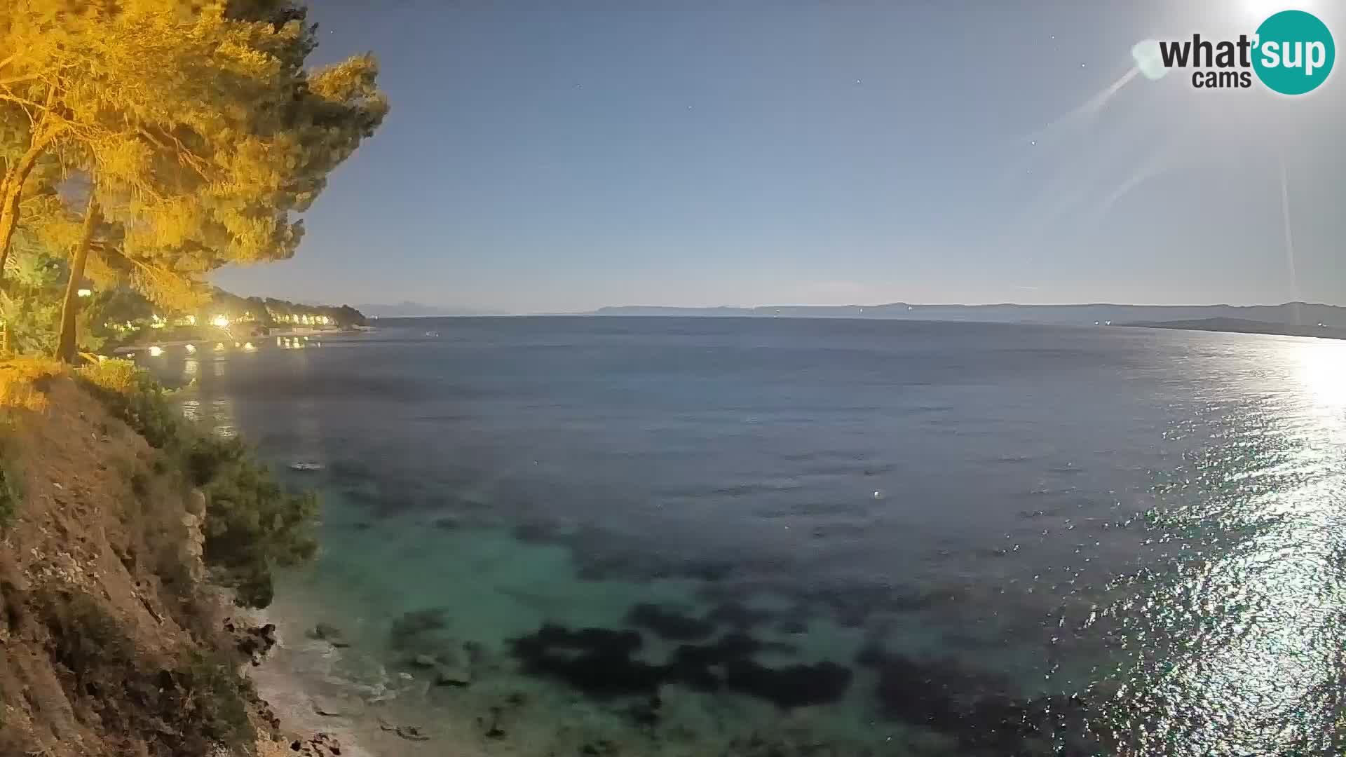Webcam Strand Potočine Bol – Liveblick auf Borak Beach, Insel Brač