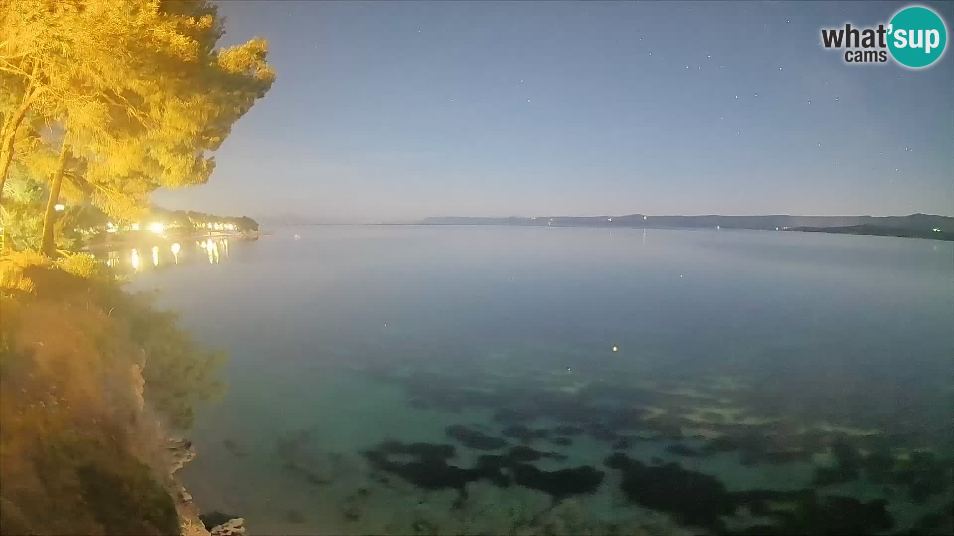 Webcam Strand Potočine Bol – Liveblick auf Borak Beach, Insel Brač