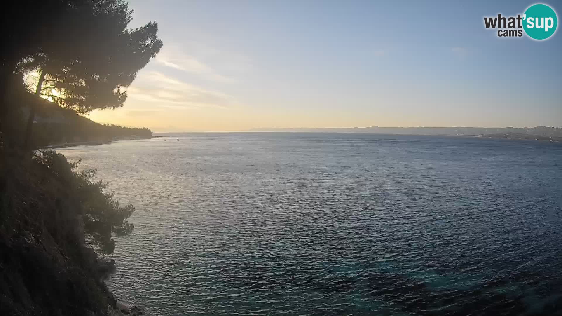 Webcam Spiaggia Potočine Bol – Vista live sulla spiaggia Borak, Isola di Brač