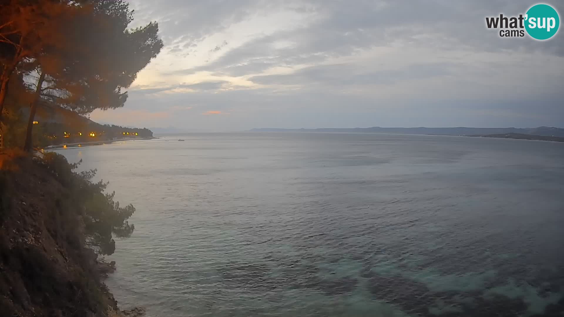Webcam plage Potočine Bol – Vue en direct sur Borak Beach, île de Brač