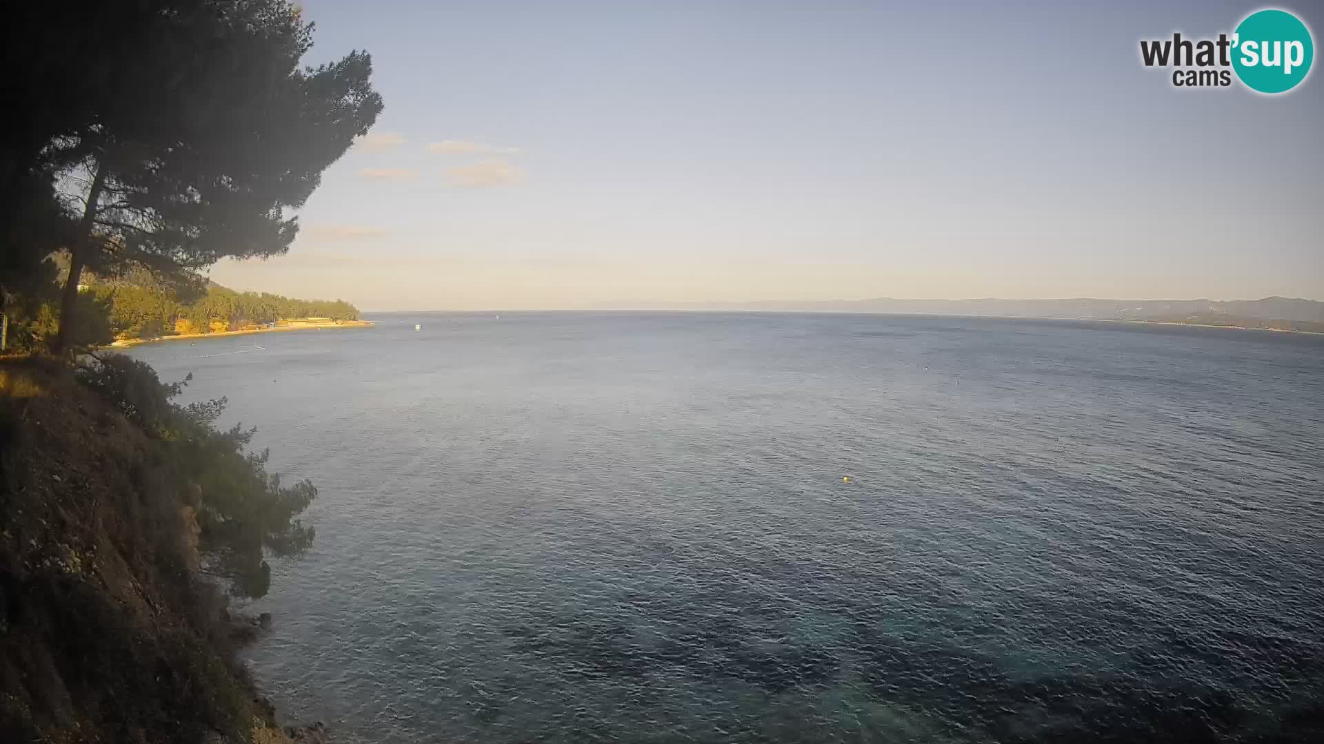 Webcam plage Potočine Bol – Vue en direct sur Borak Beach, île de Brač