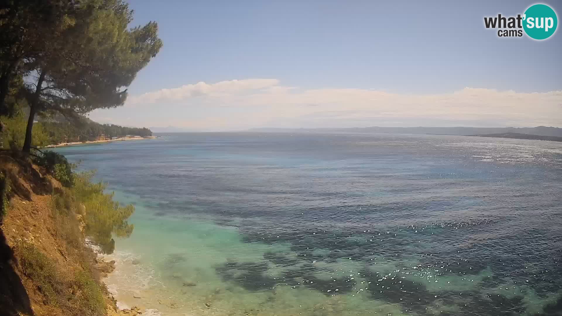 Webcam Potočine Beach Bol – Live View of Borak Beach, Brač Island