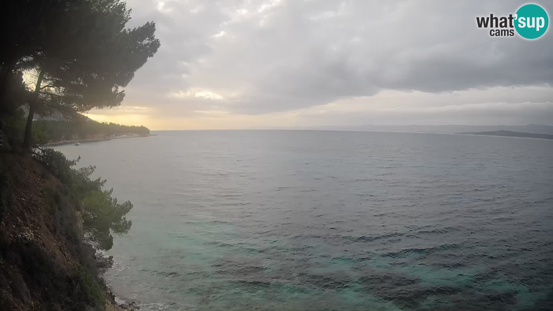 Webcam Playa Potočine Bol – Vista en vivo de Borak Beach, Isla de Brač