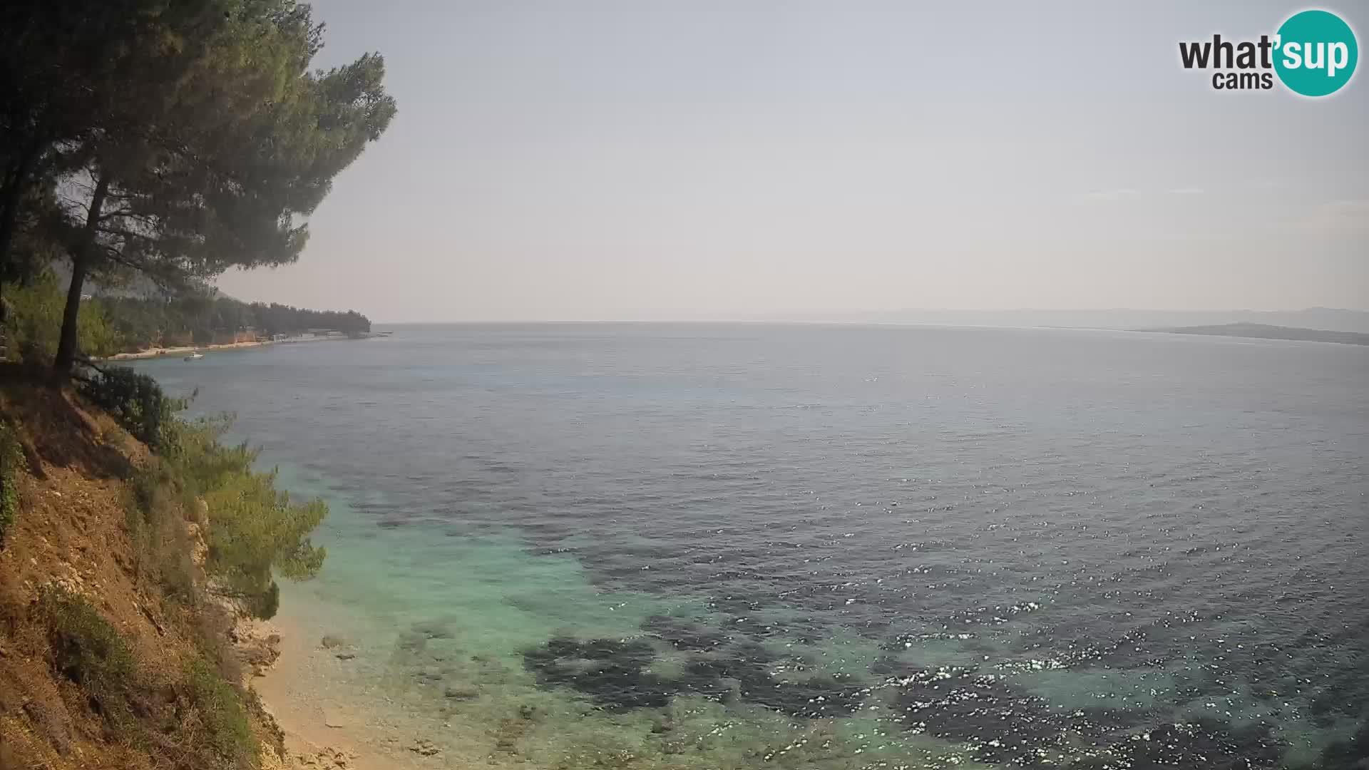 Webcam Strand Potočine Bol – Liveblick auf Borak Beach, Insel Brač
