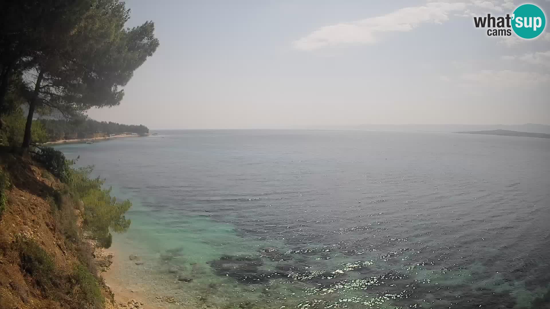 Webcam Strand Potočine Bol – Liveblick auf Borak Beach, Insel Brač