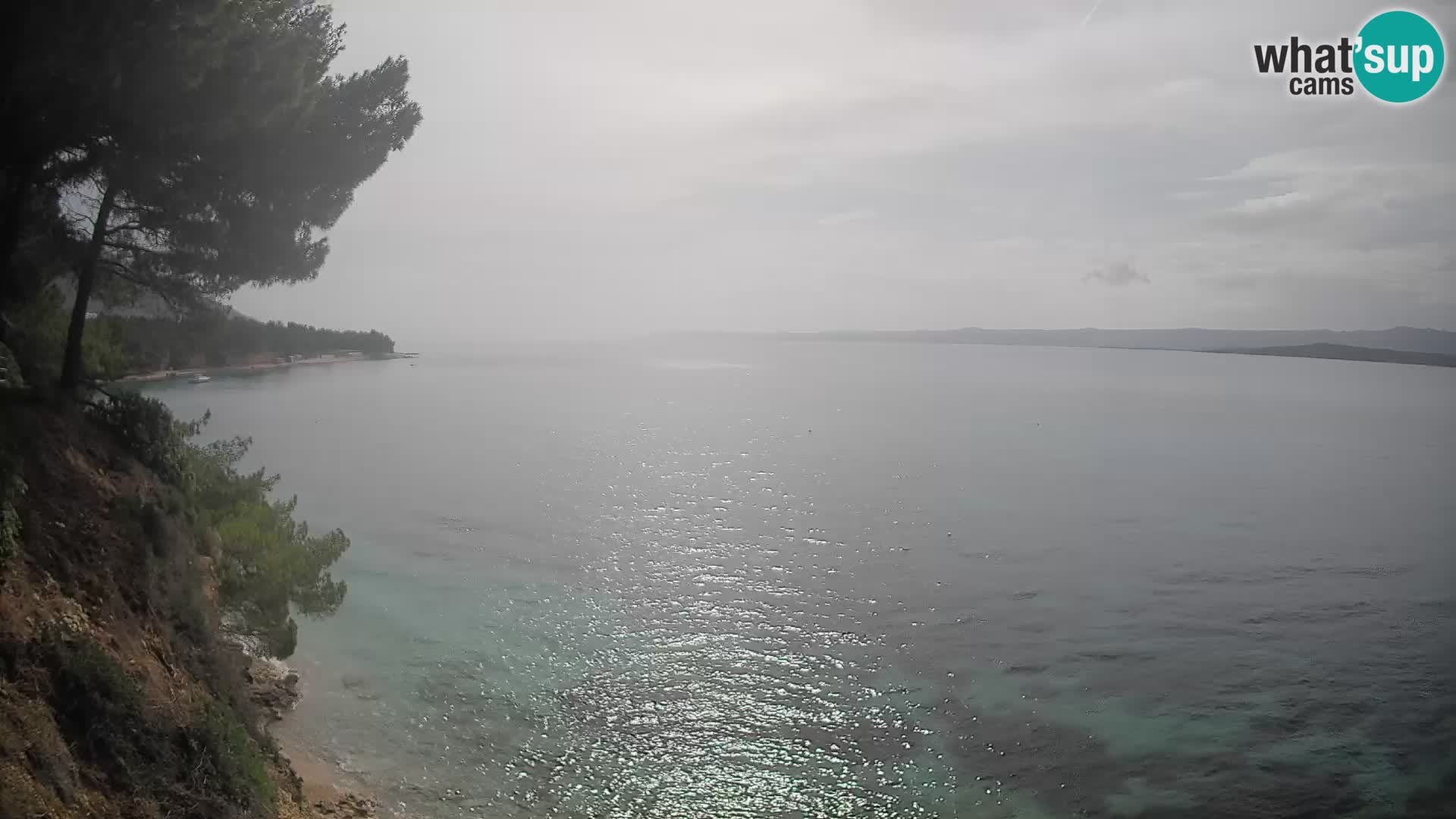 Webcam Potočine Beach Bol – Live View of Borak Beach, Brač Island