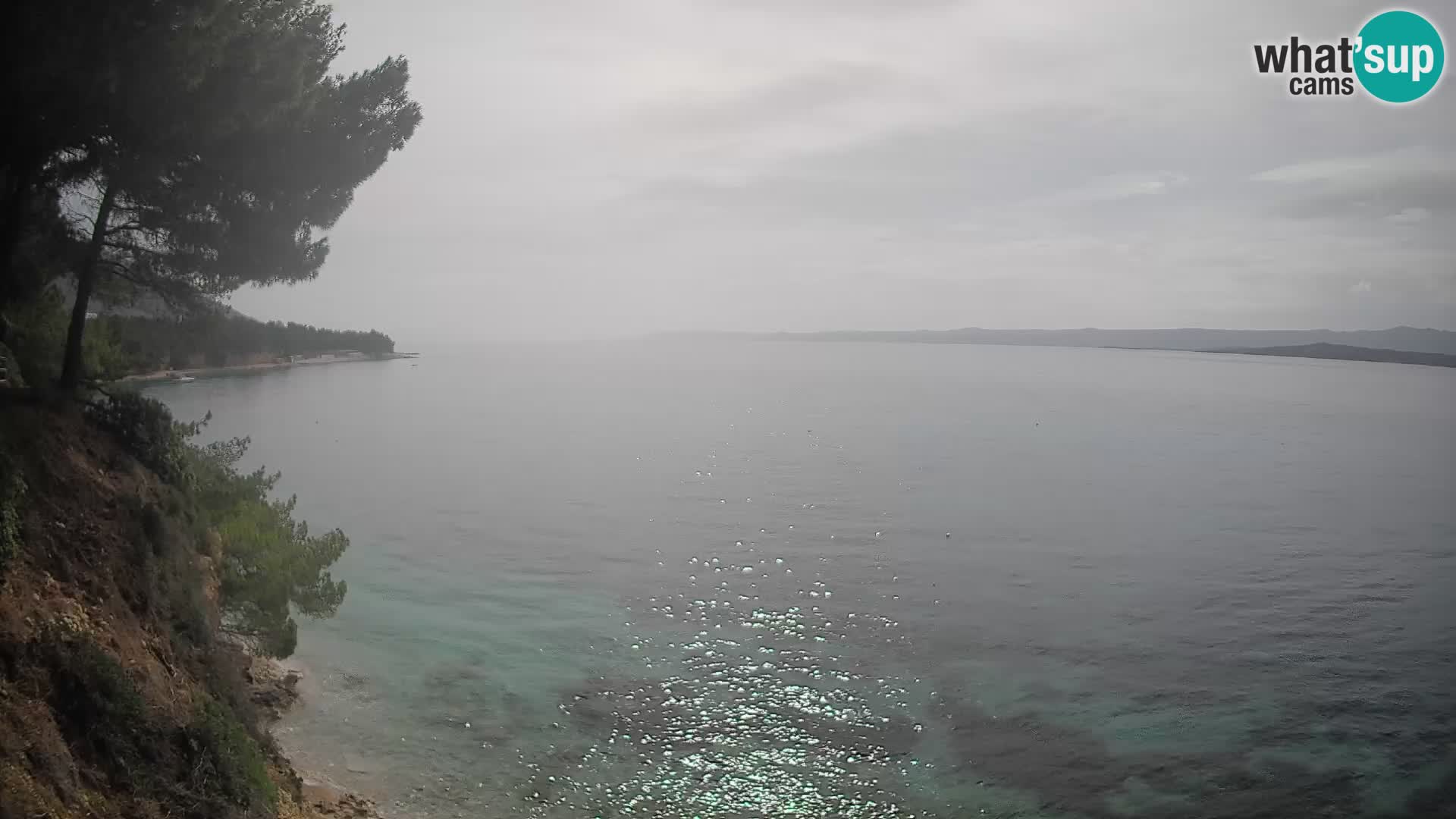 Webcam plage Potočine Bol – Vue en direct sur Borak Beach, île de Brač