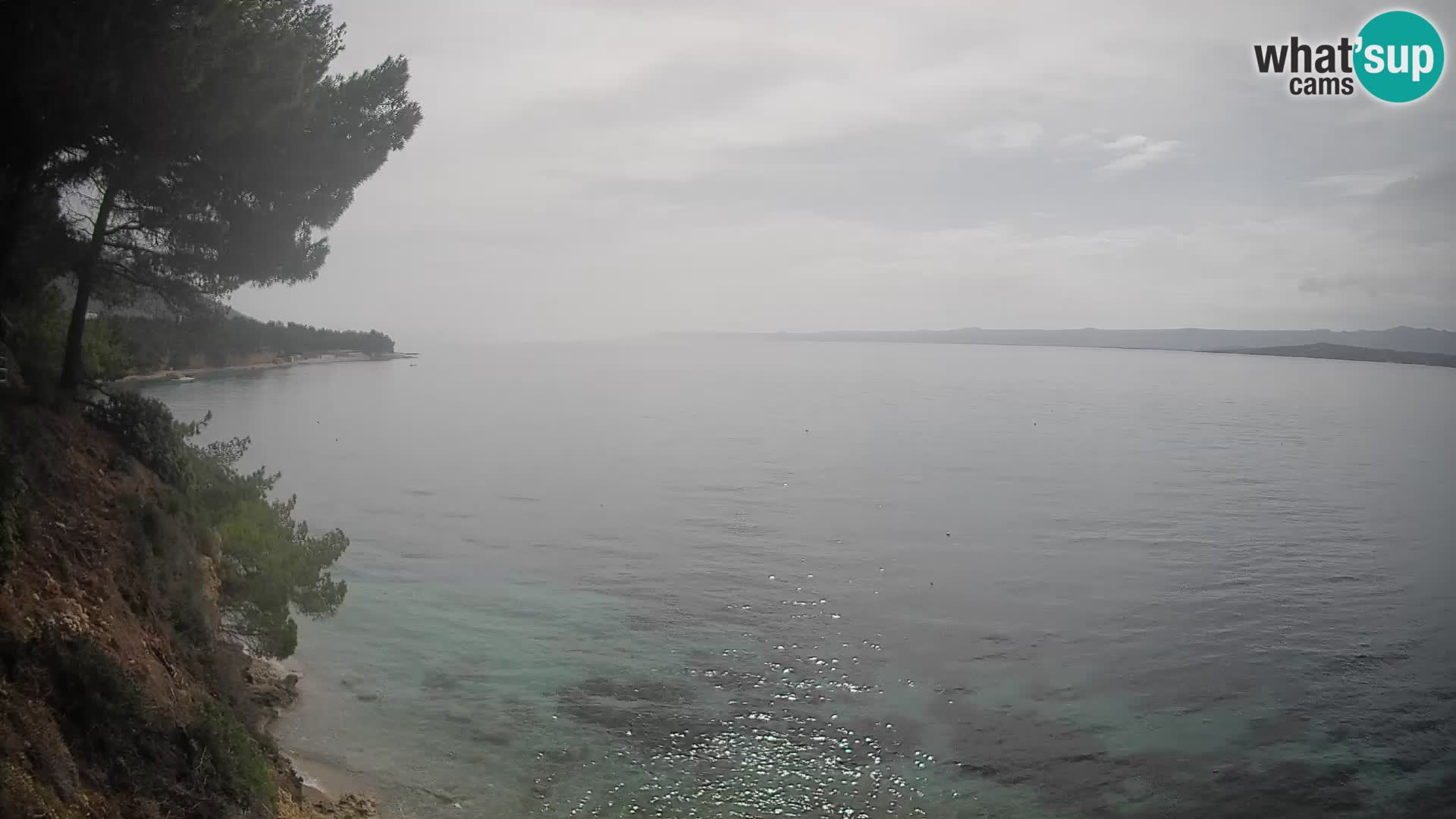 Web kamera Potočine Bol – Pogled uživo na plažu Borak, otok Brač