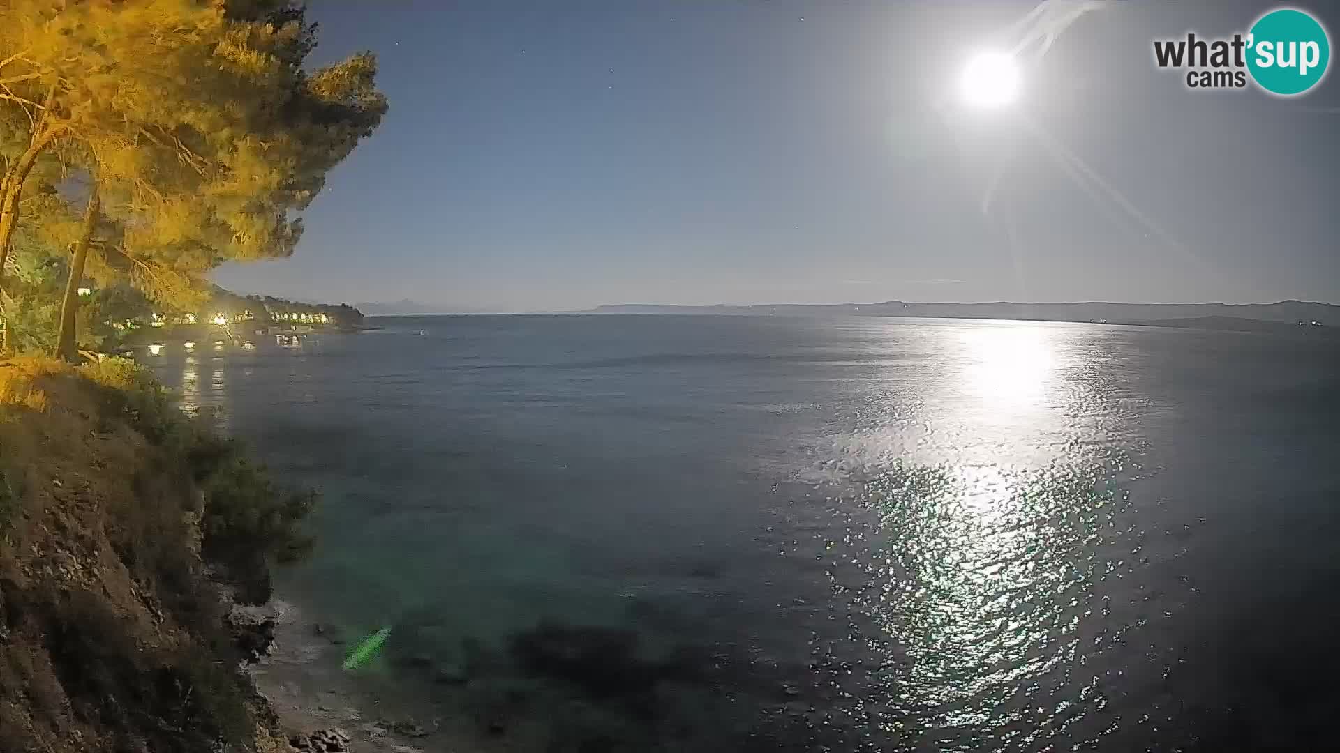 Web kamera Potočine Bol – Pogled uživo na plažu Borak, otok Brač