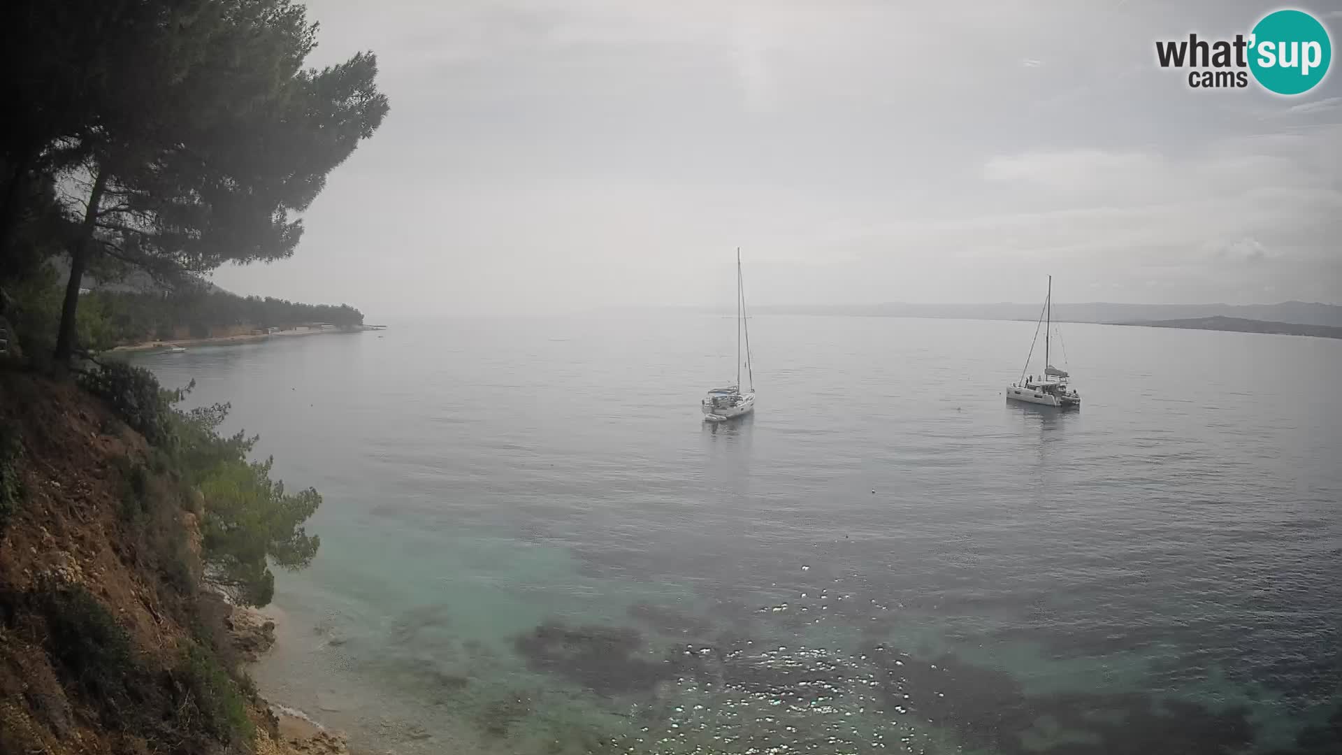 Webcam Strand Potočine Bol – Liveblick auf Borak Beach, Insel Brač