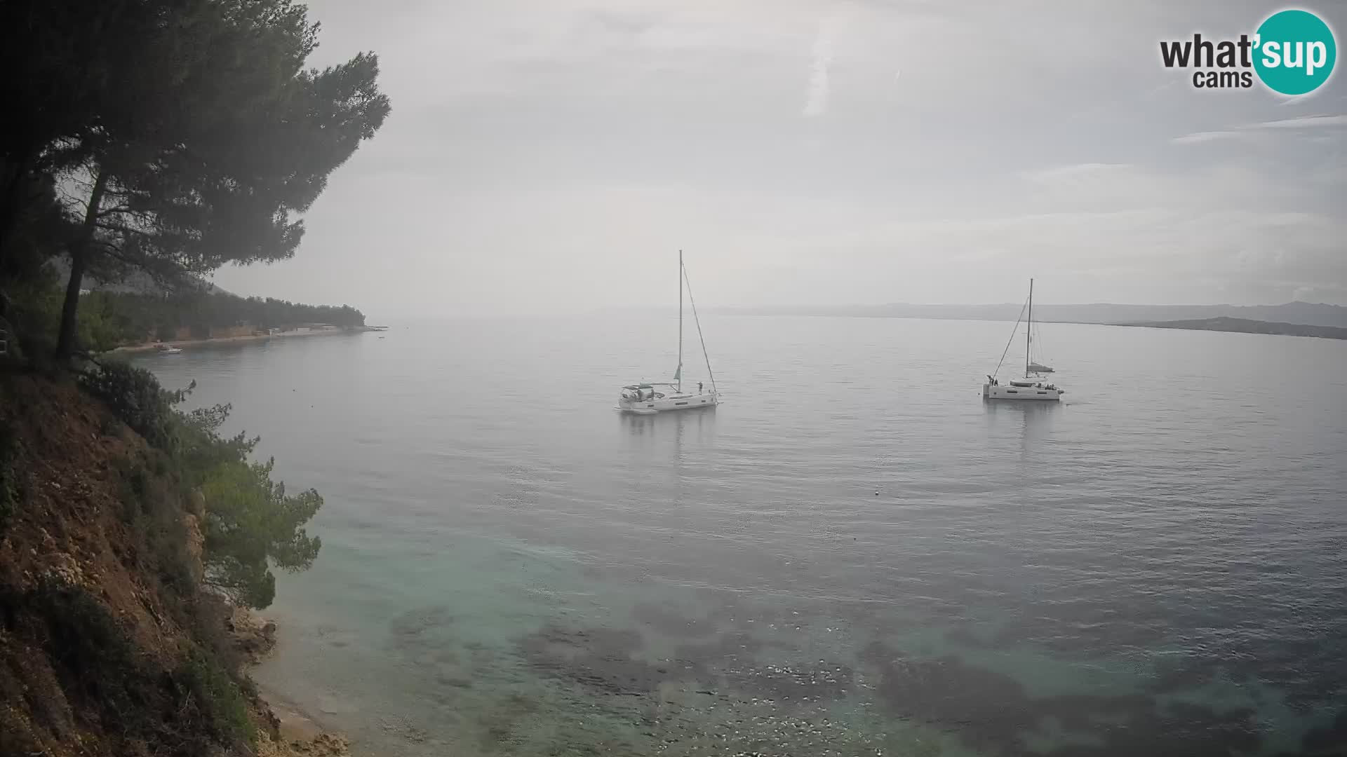 Webcam Strand Potočine Bol – Liveblick auf Borak Beach, Insel Brač