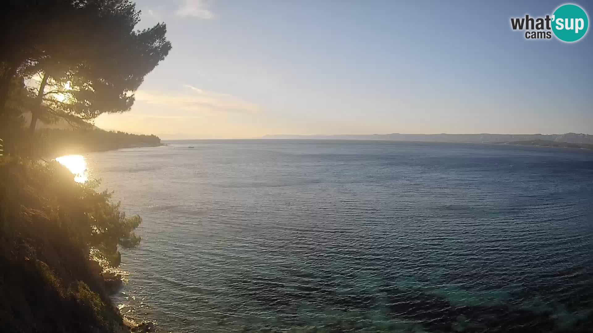 Webcam Potočine Beach Bol – Live View of Borak Beach, Brač Island