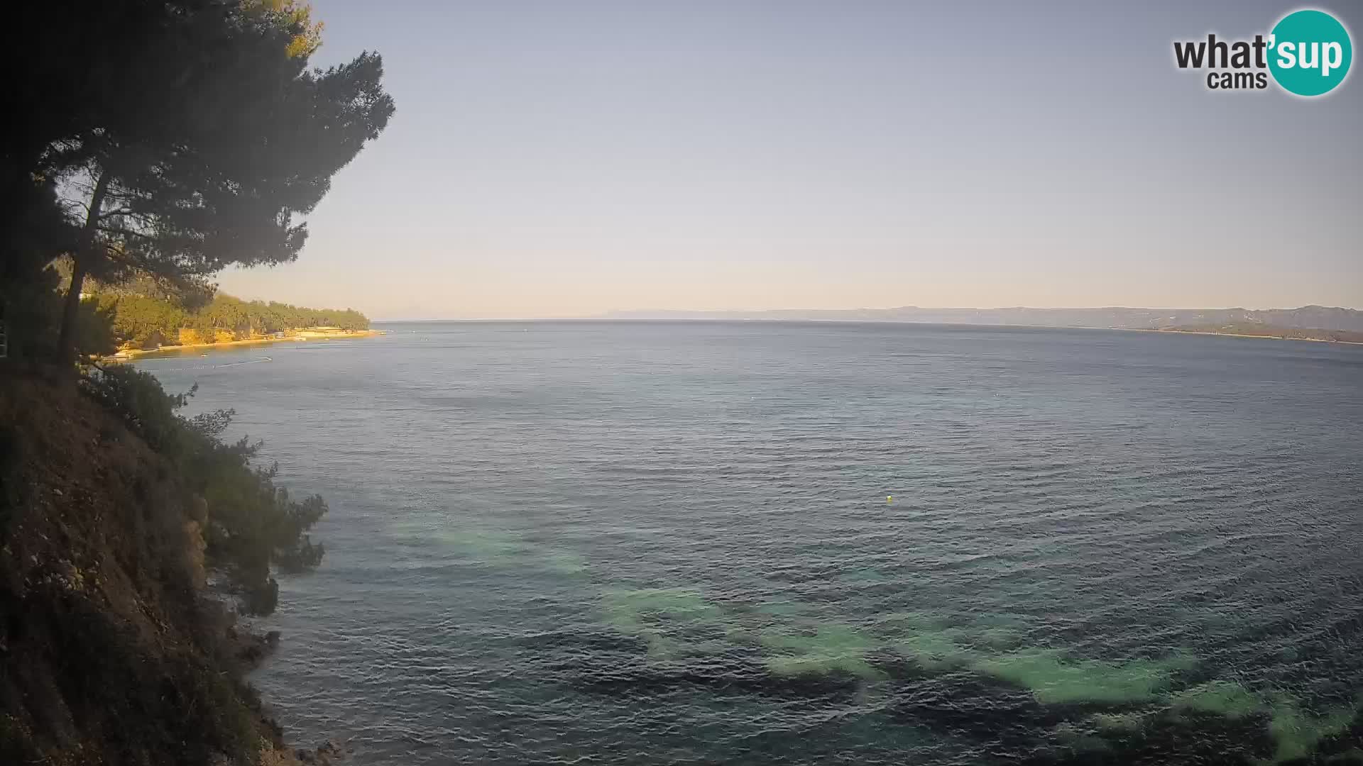 Webcam plage Potočine Bol – Vue en direct sur Borak Beach, île de Brač