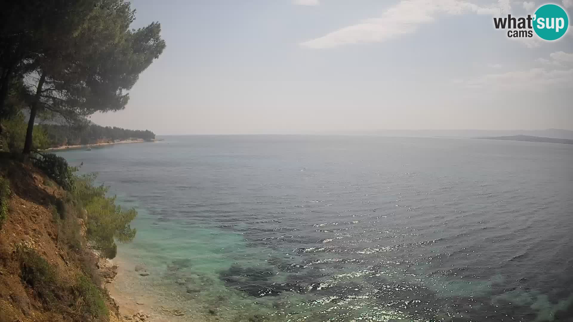 Webcam Potočine Beach Bol – Live View of Borak Beach, Brač Island