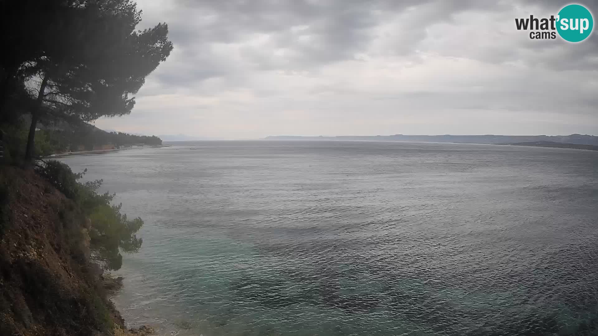 Webcam Spiaggia Potočine Bol – Vista live sulla spiaggia Borak, Isola di Brač