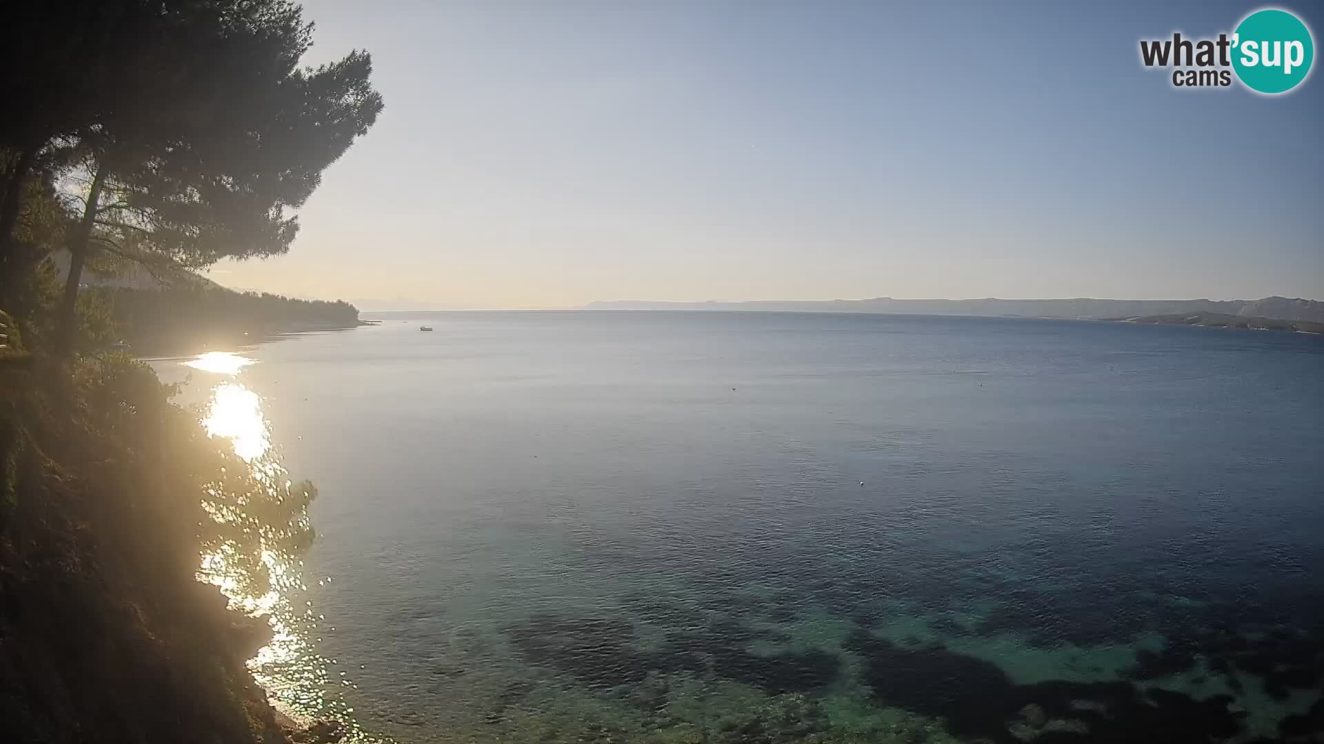 Webcam Strand Potočine Bol – Liveblick auf Borak Beach, Insel Brač