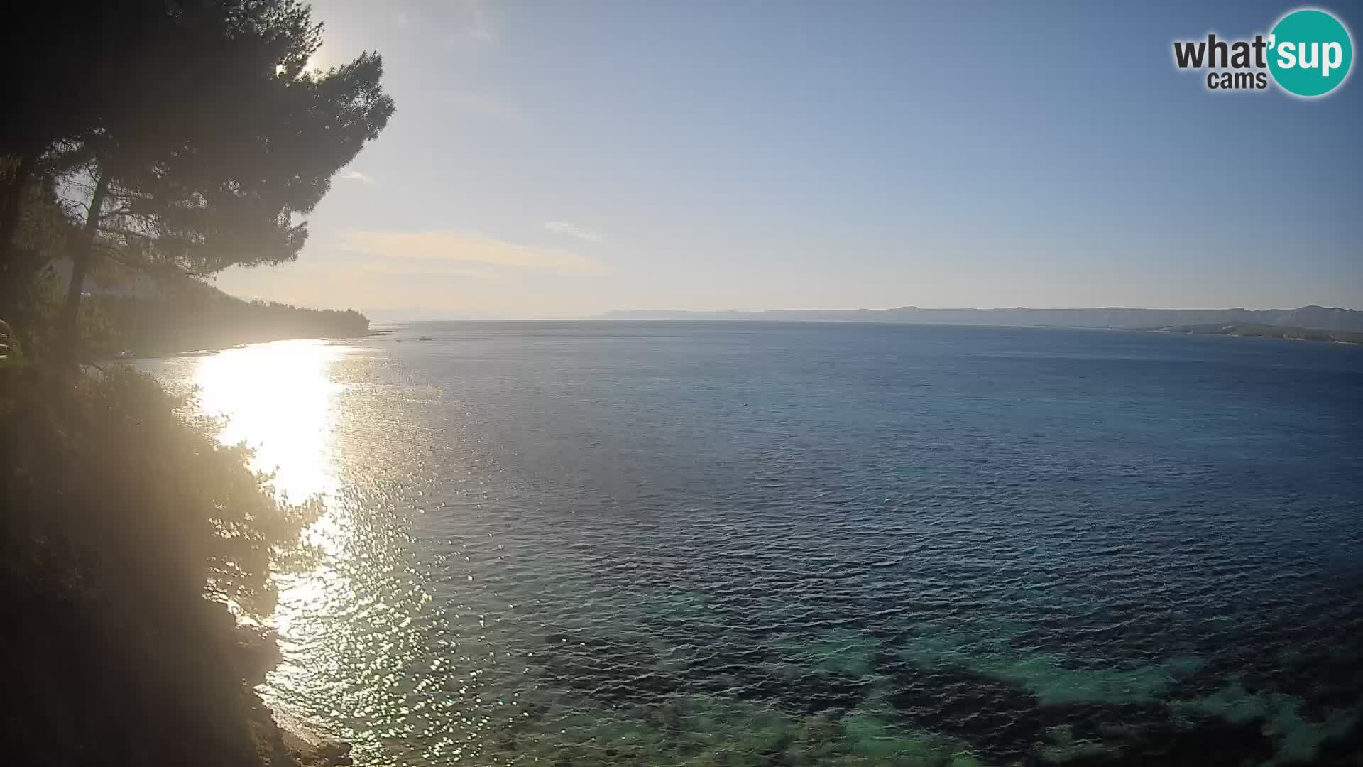 Webcam plage Potočine Bol – Vue en direct sur Borak Beach, île de Brač