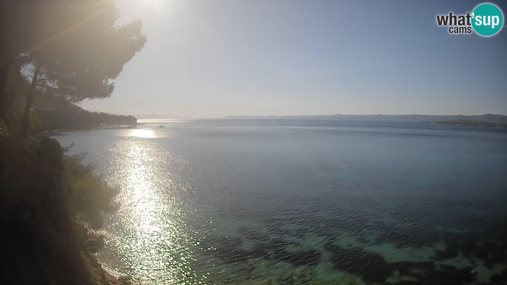 Webcam Strand Potočine Bol – Liveblick auf Borak Beach, Insel Brač