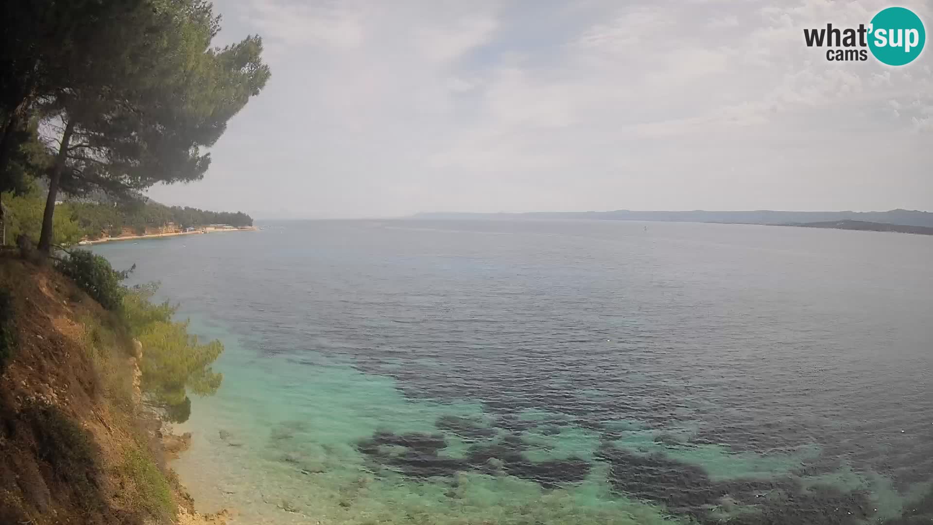 Webcam Playa Potočine Bol – Vista en vivo de Borak Beach, Isla de Brač