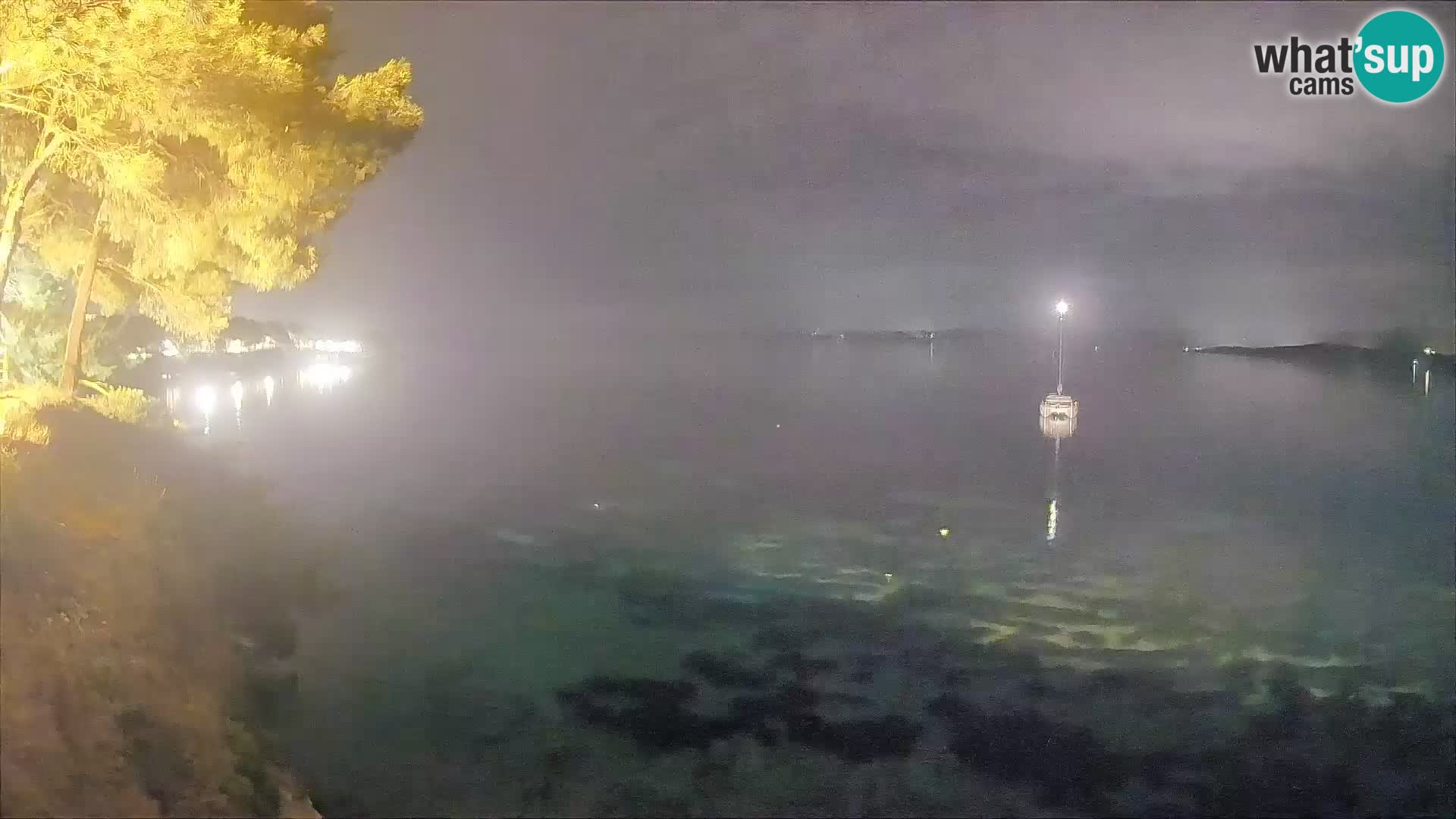 Webcam Spiaggia Potočine Bol – Vista live sulla spiaggia Borak, Isola di Brač