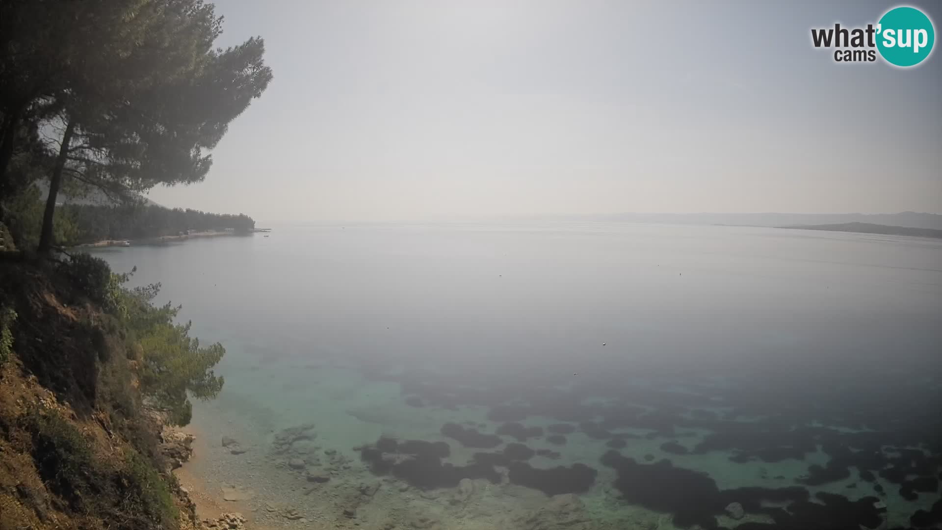 Webcam Playa Potočine Bol – Vista en vivo de Borak Beach, Isla de Brač