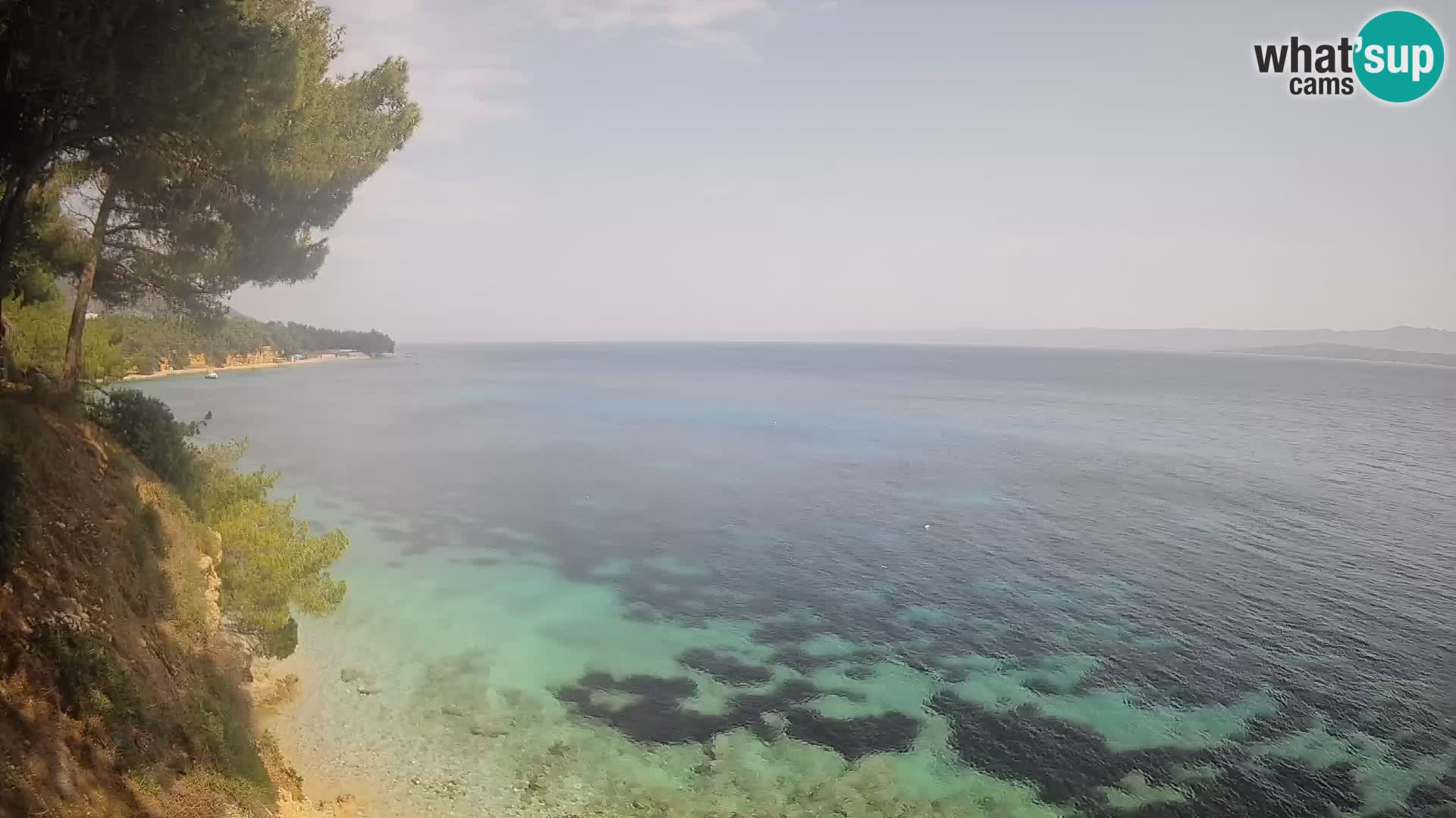 Webcam Potočine Beach Bol – Live View of Borak Beach, Brač Island