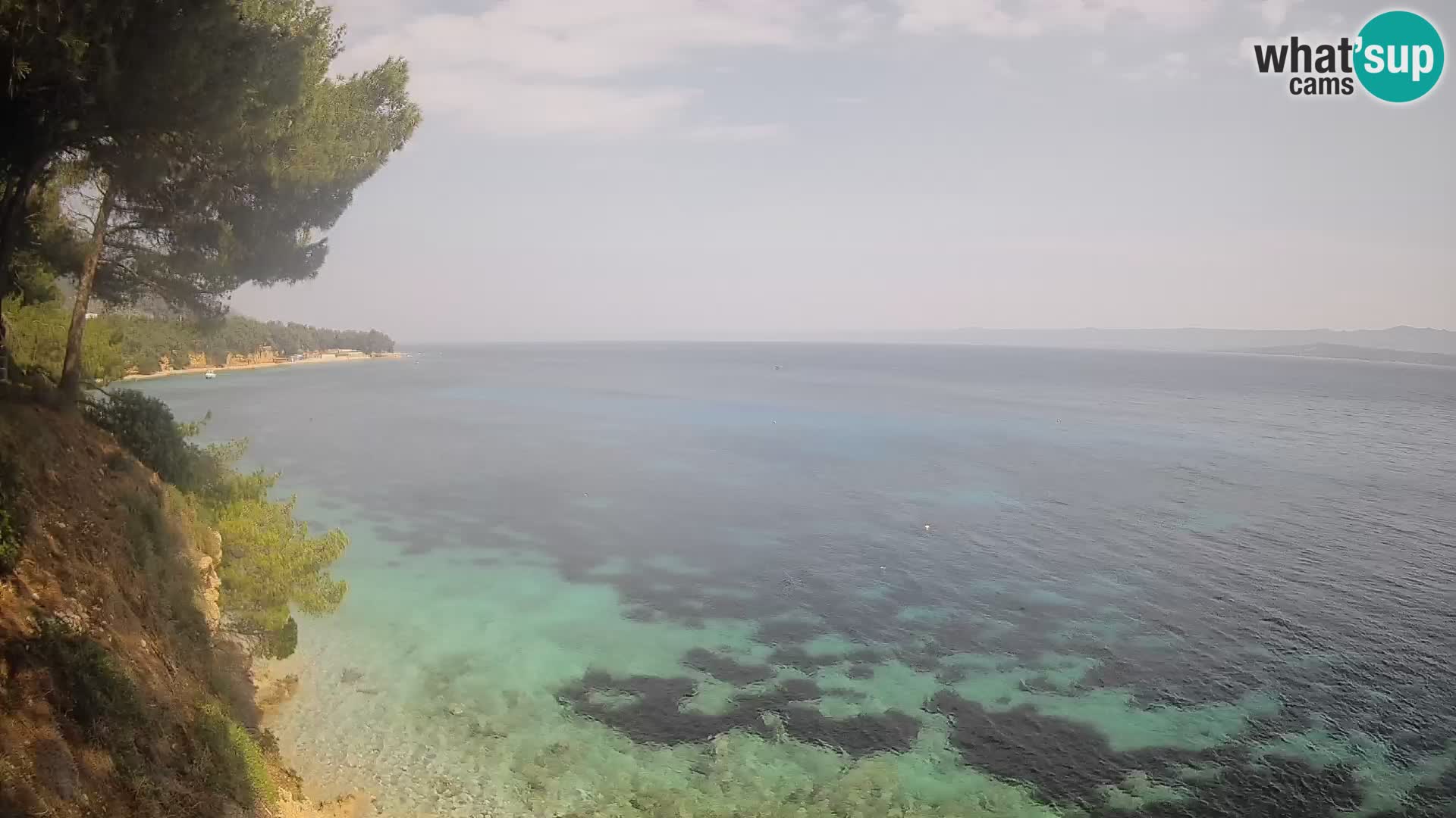 Webcam Strand Potočine Bol – Liveblick auf Borak Beach, Insel Brač