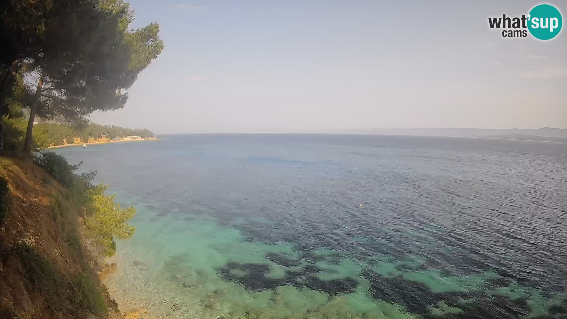 Webcam Playa Potočine Bol – Vista en vivo de Borak Beach, Isla de Brač