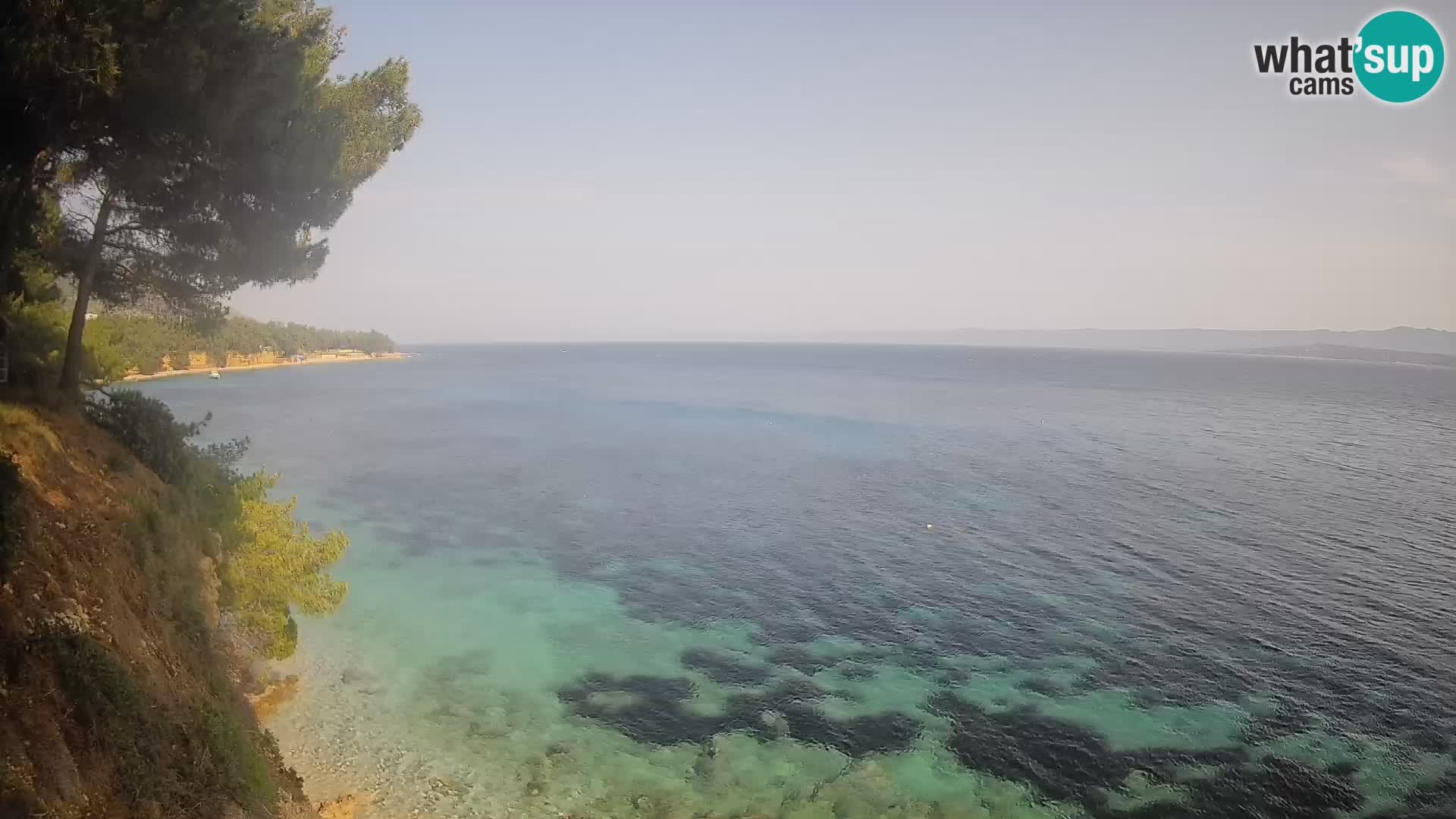 Webcam Playa Potočine Bol – Vista en vivo de Borak Beach, Isla de Brač