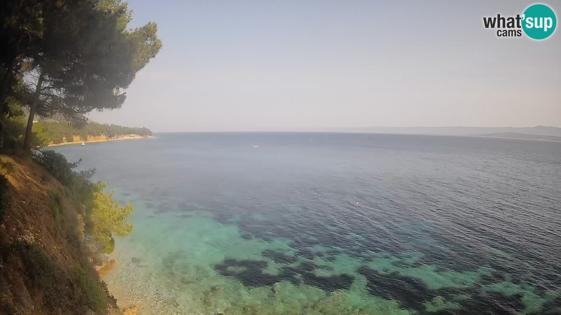 Webcam Strand Potočine Bol – Liveblick auf Borak Beach, Insel Brač