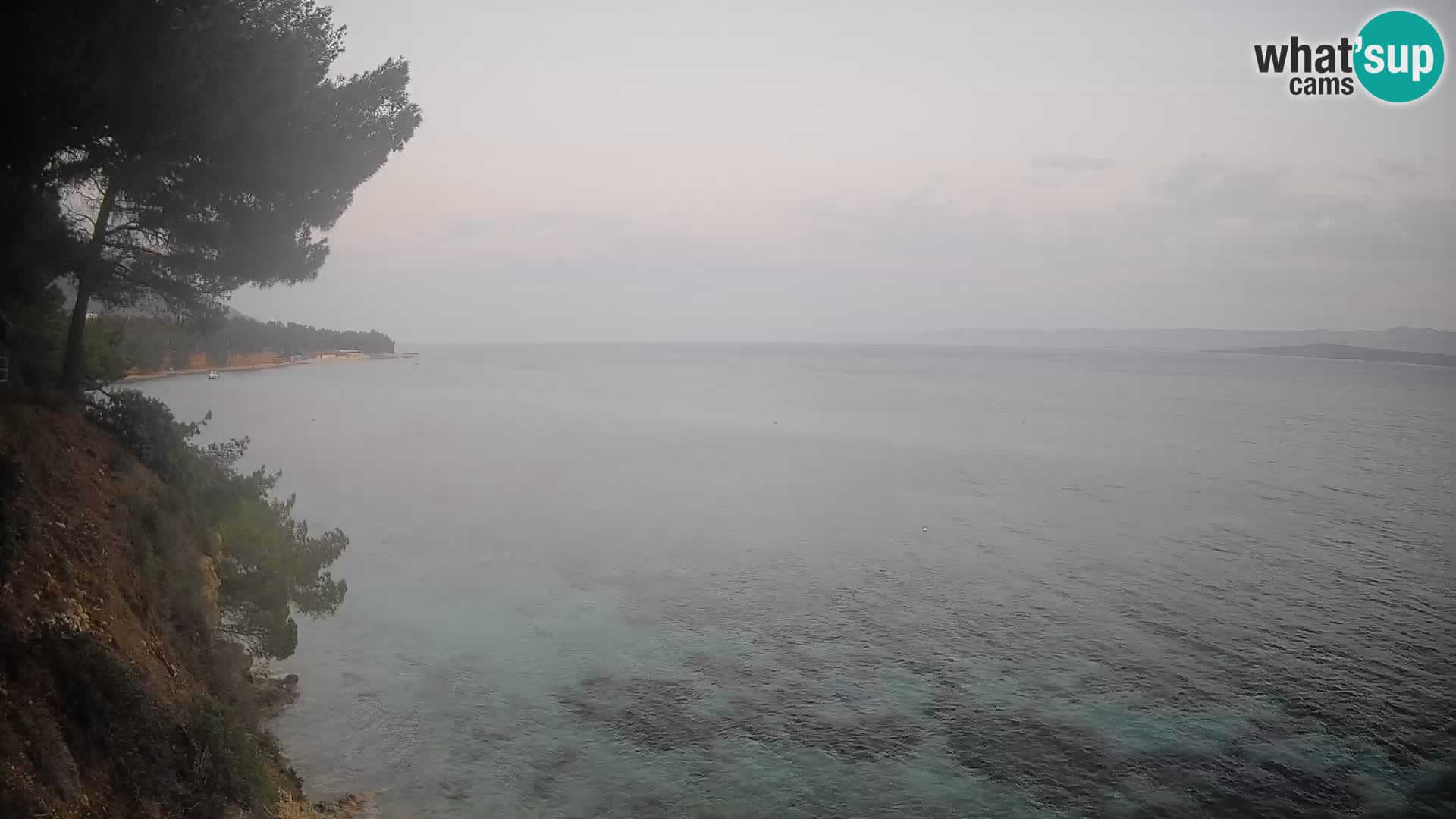 Web kamera Potočine Bol – Pogled uživo na plažu Borak, otok Brač