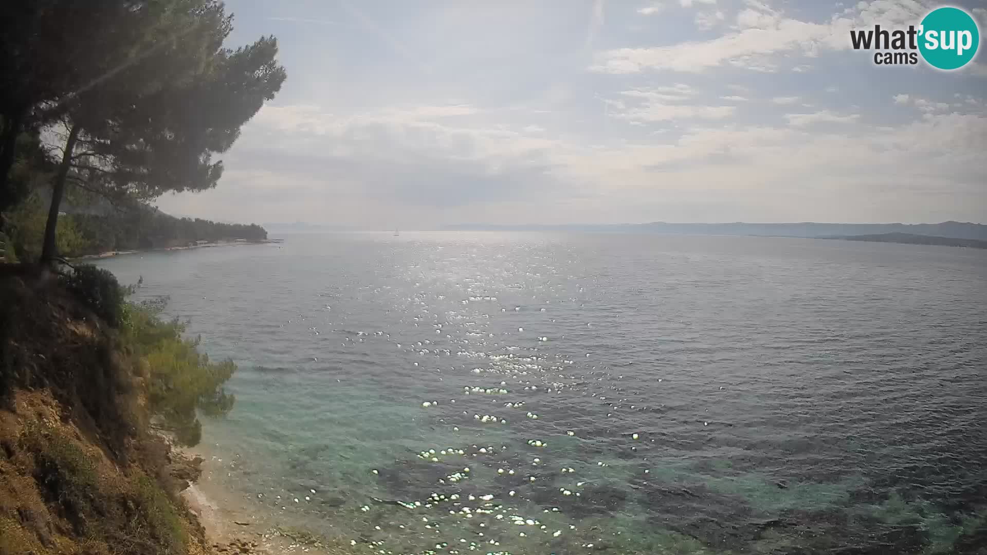 Webcam Strand Potočine Bol – Liveblick auf Borak Beach, Insel Brač